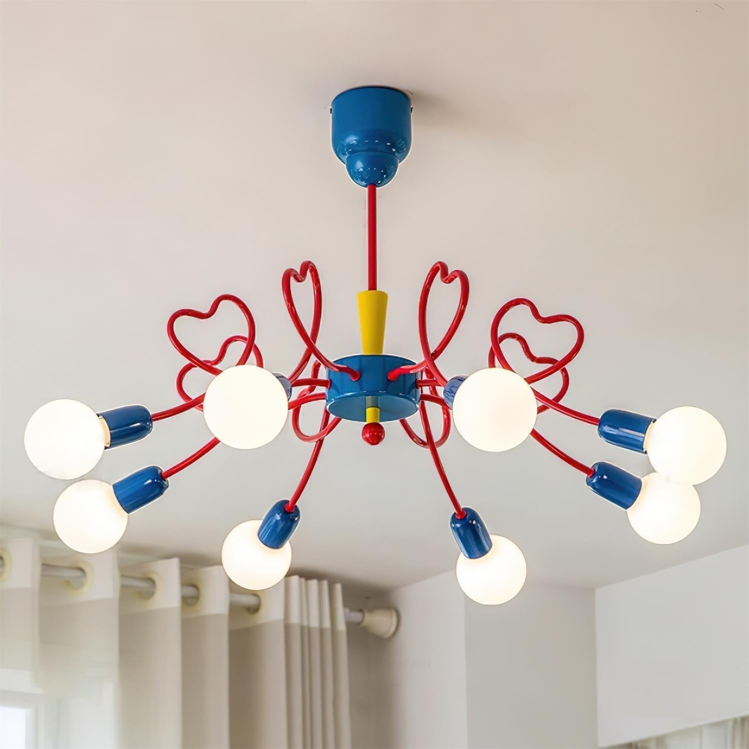 Chandelier Heart-Shaped Playful - Letslighting