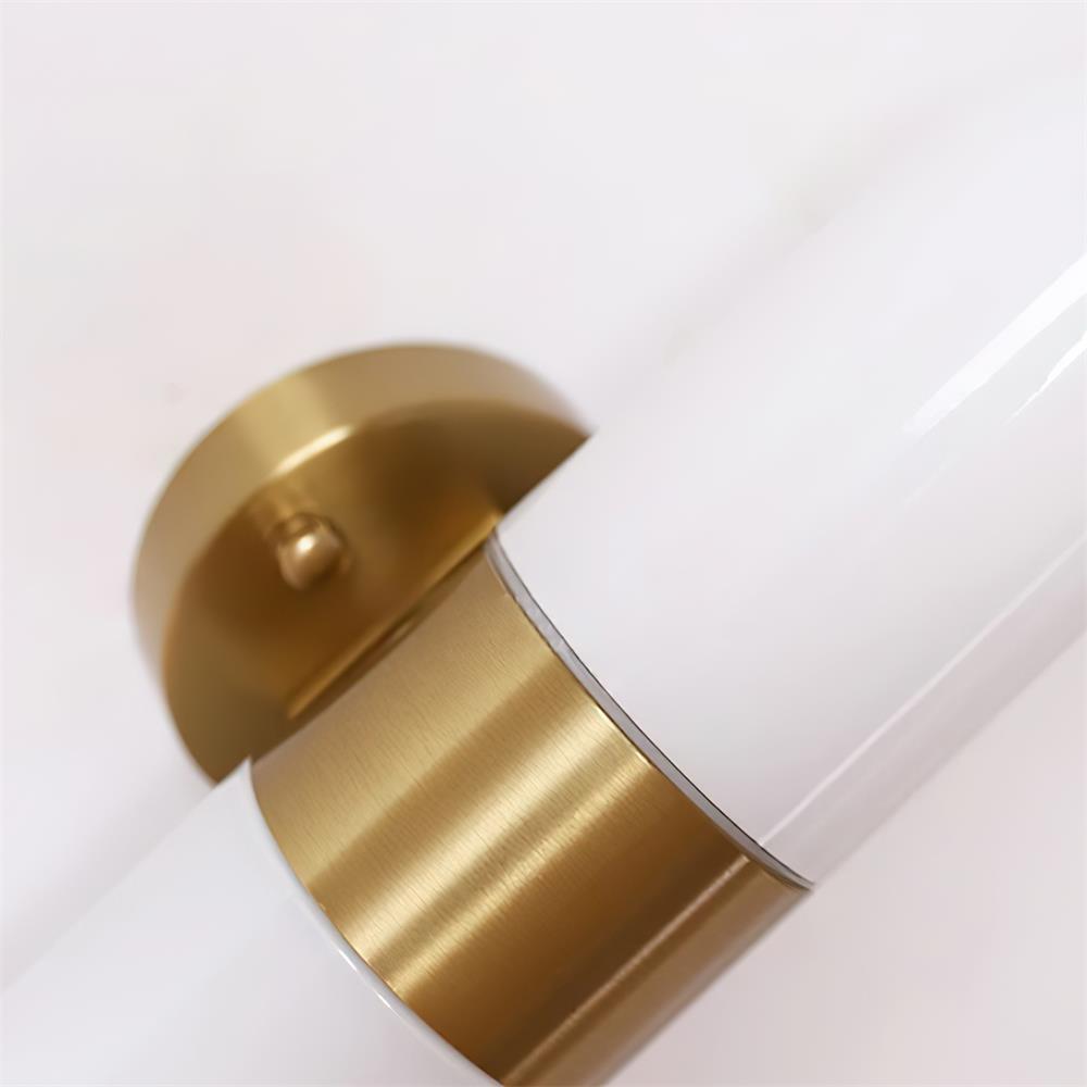 Wall Lamp Metal Glass Modern Minimalist Vertical Sconce for Bedroom - Letslighting
