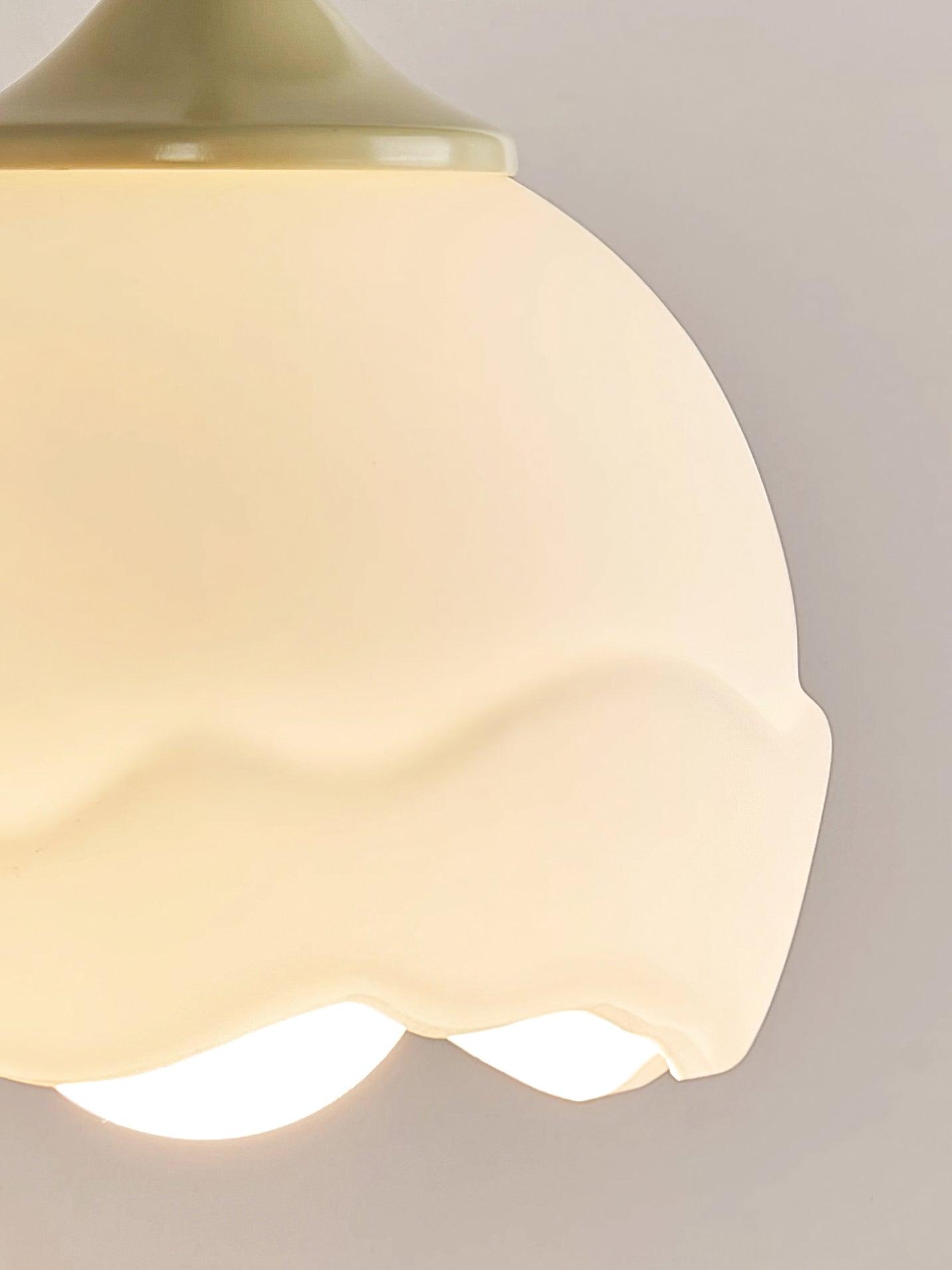 Milk White Floral Wall Lamp - Letslighting