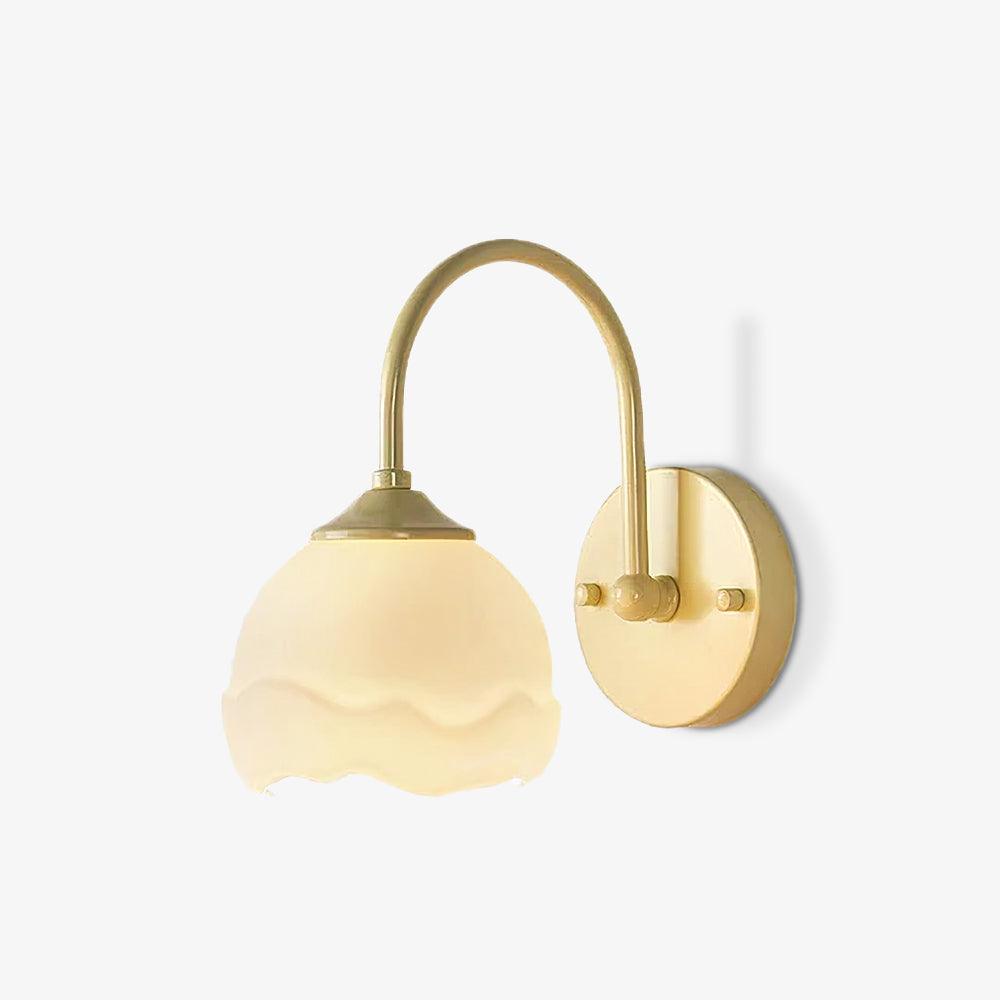 Milk White Floral Wall Lamp - Letslighting