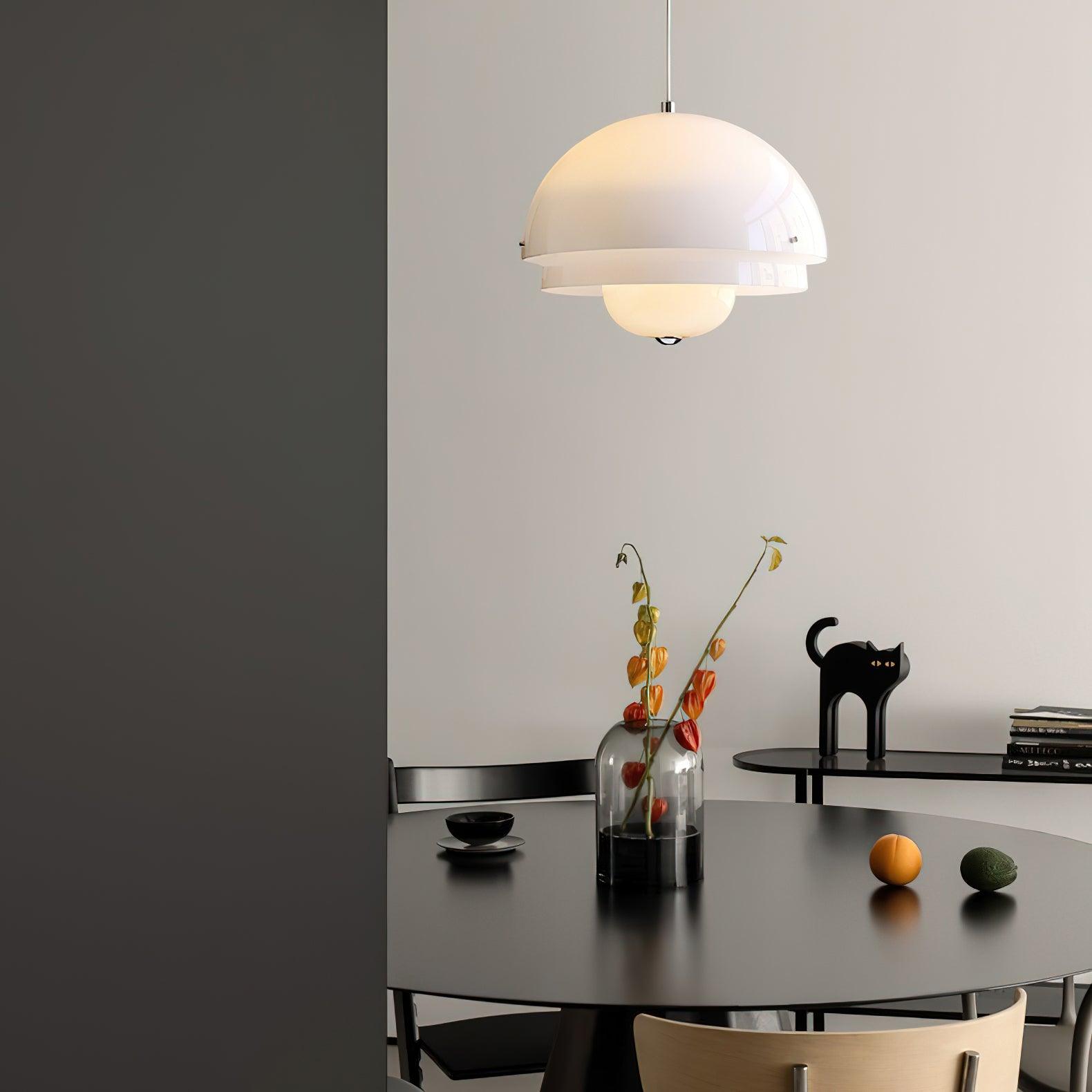 Milk White Layer Pendant Lamp - Letslighting