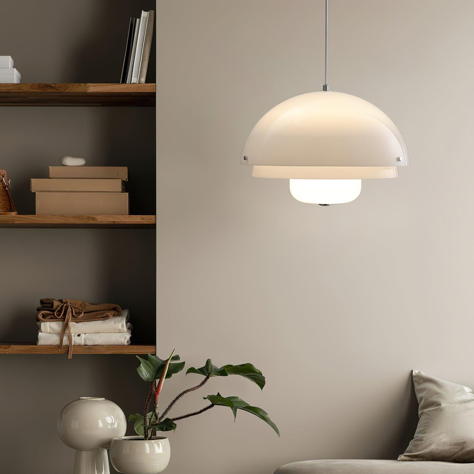 Milk White Layer Pendant Lamp - Letslighting
