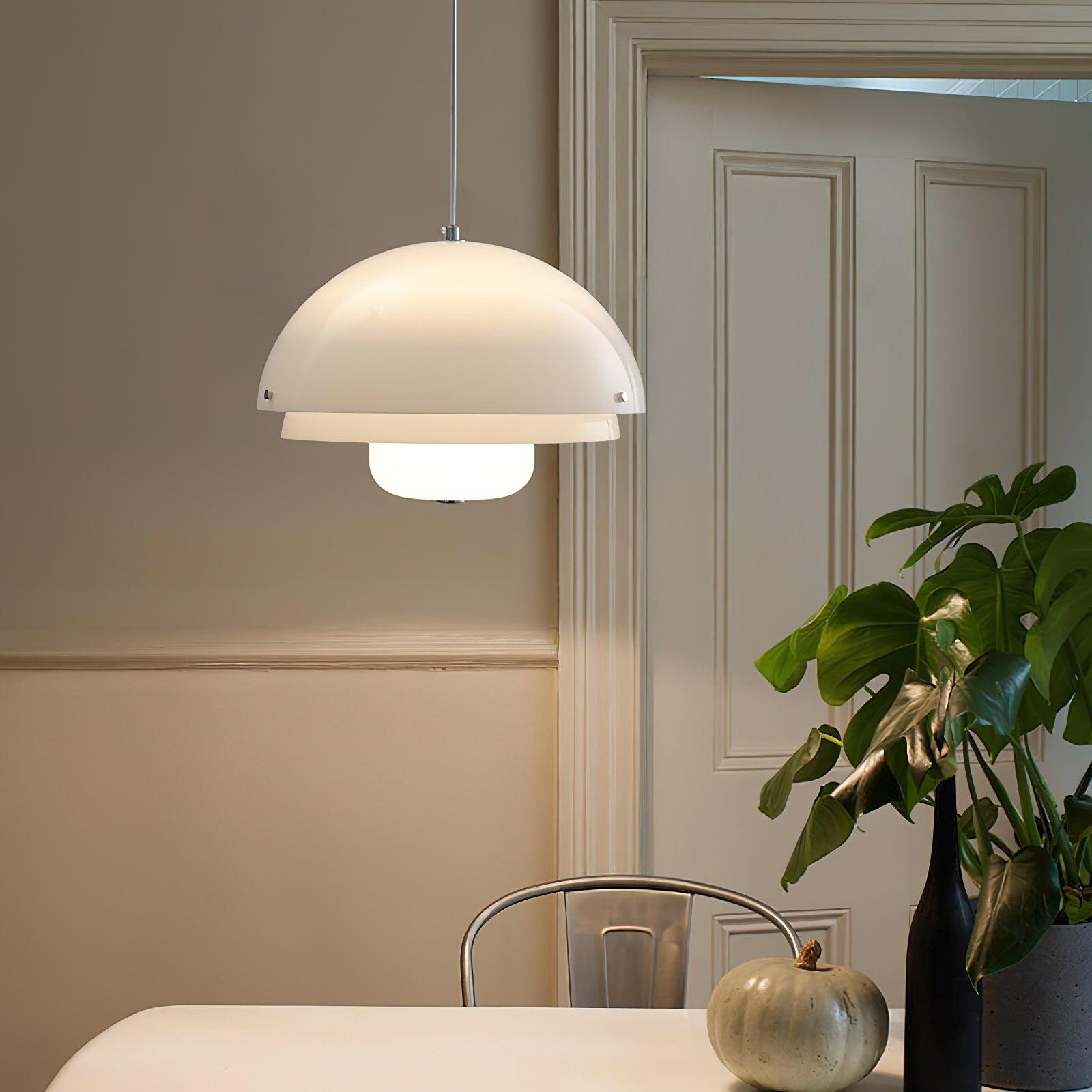 Milk White Layer Pendant Lamp - Letslighting