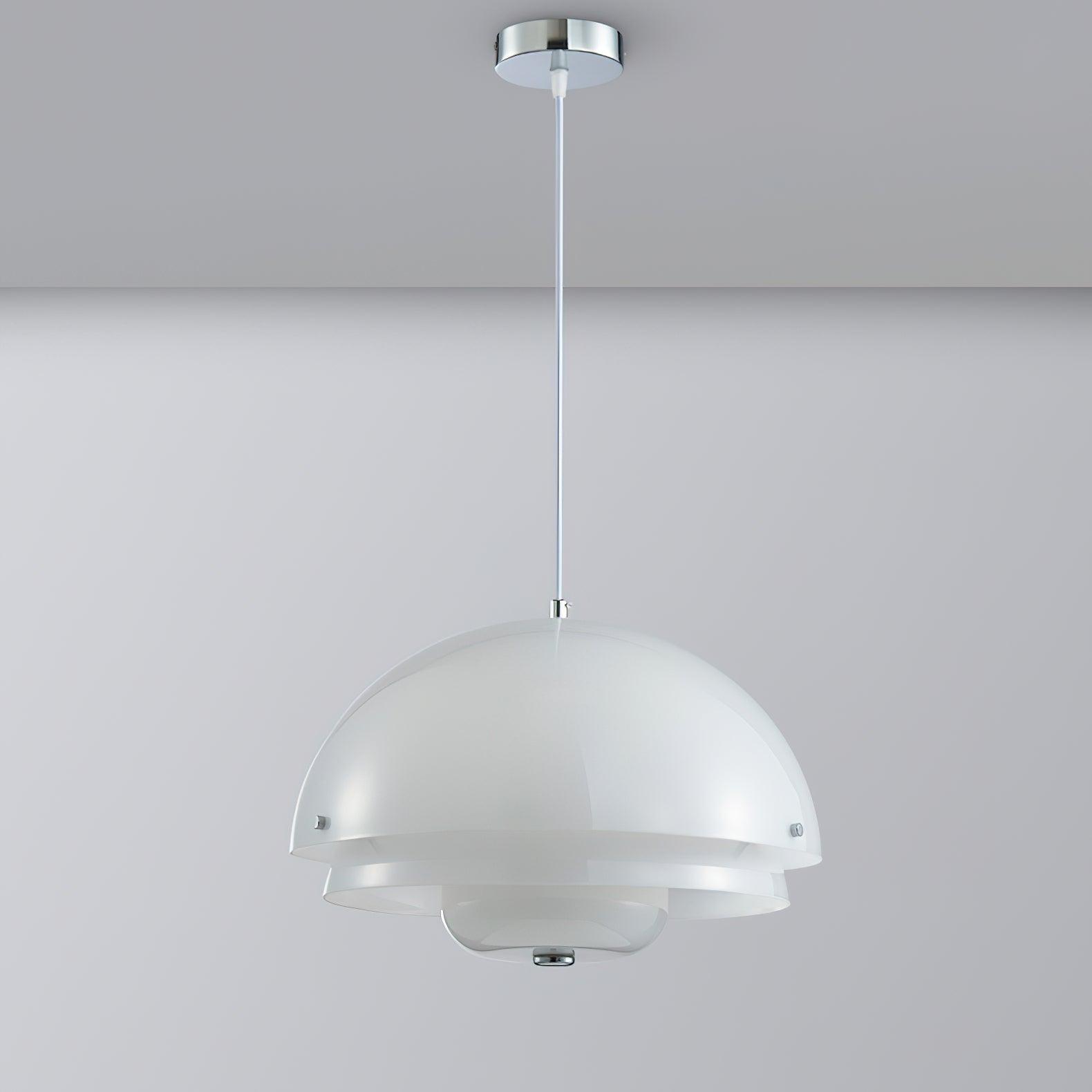 Milk White Layer Pendant Lamp - Letslighting
