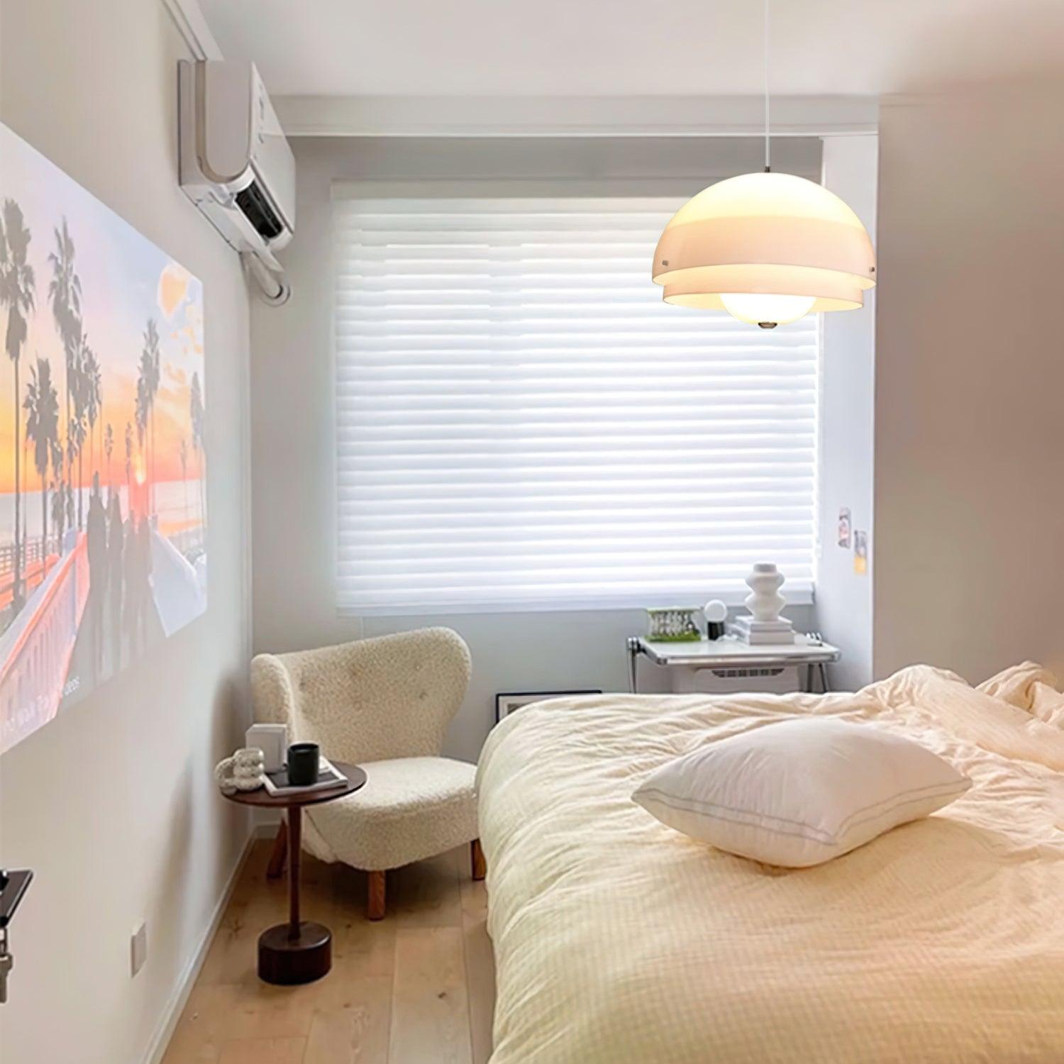 Milk White Layer Pendant Lamp - Letslighting