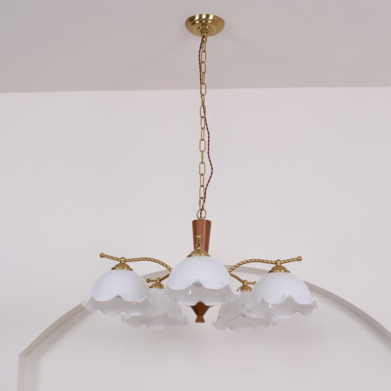 Daisy Vintage Glass Chandelier - Letslighting
