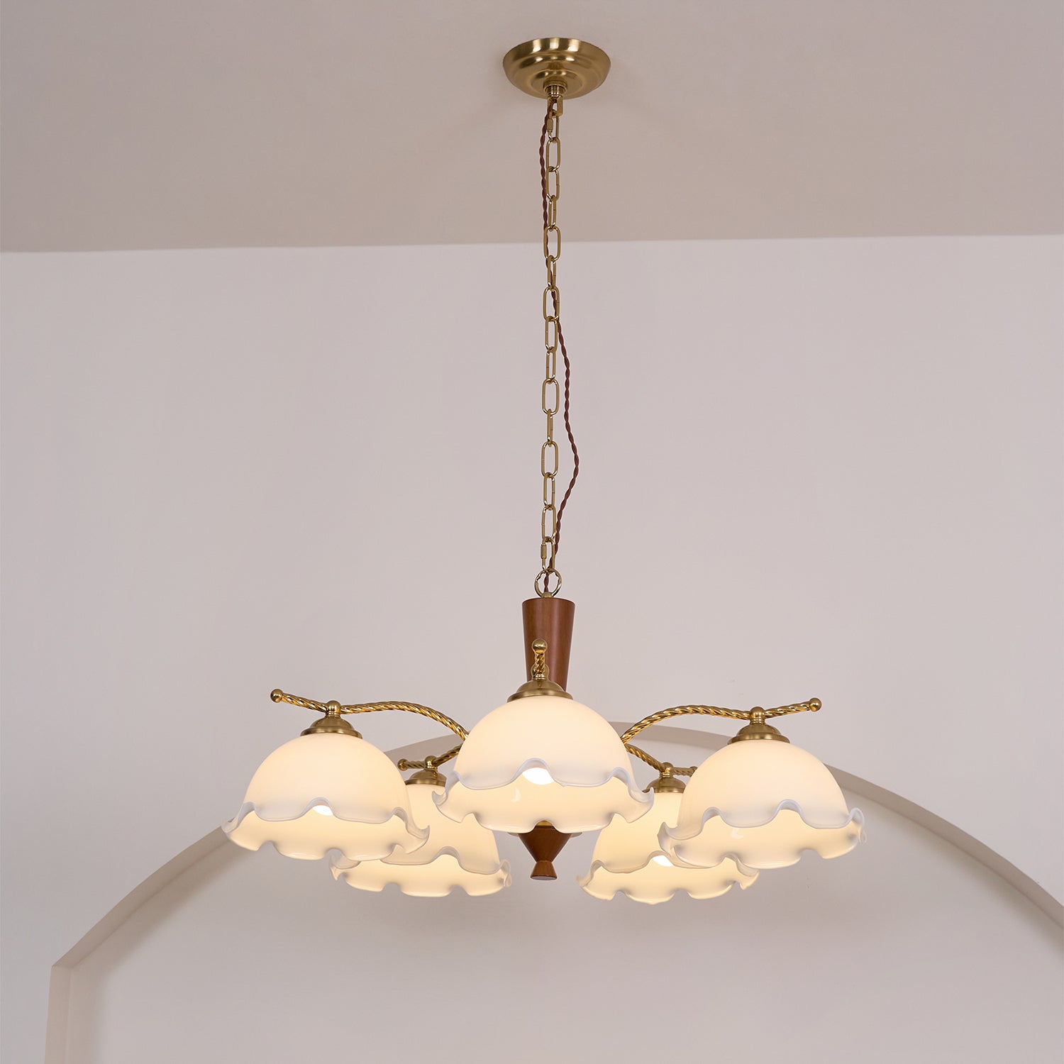 Daisy Vintage Glass Chandelier - Letslighting