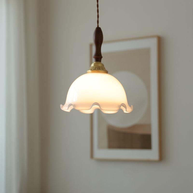 Milky Flower Pendant Light - Letslighting