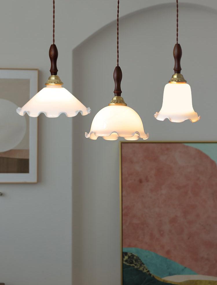Milky Flower Pendant Light - Letslighting