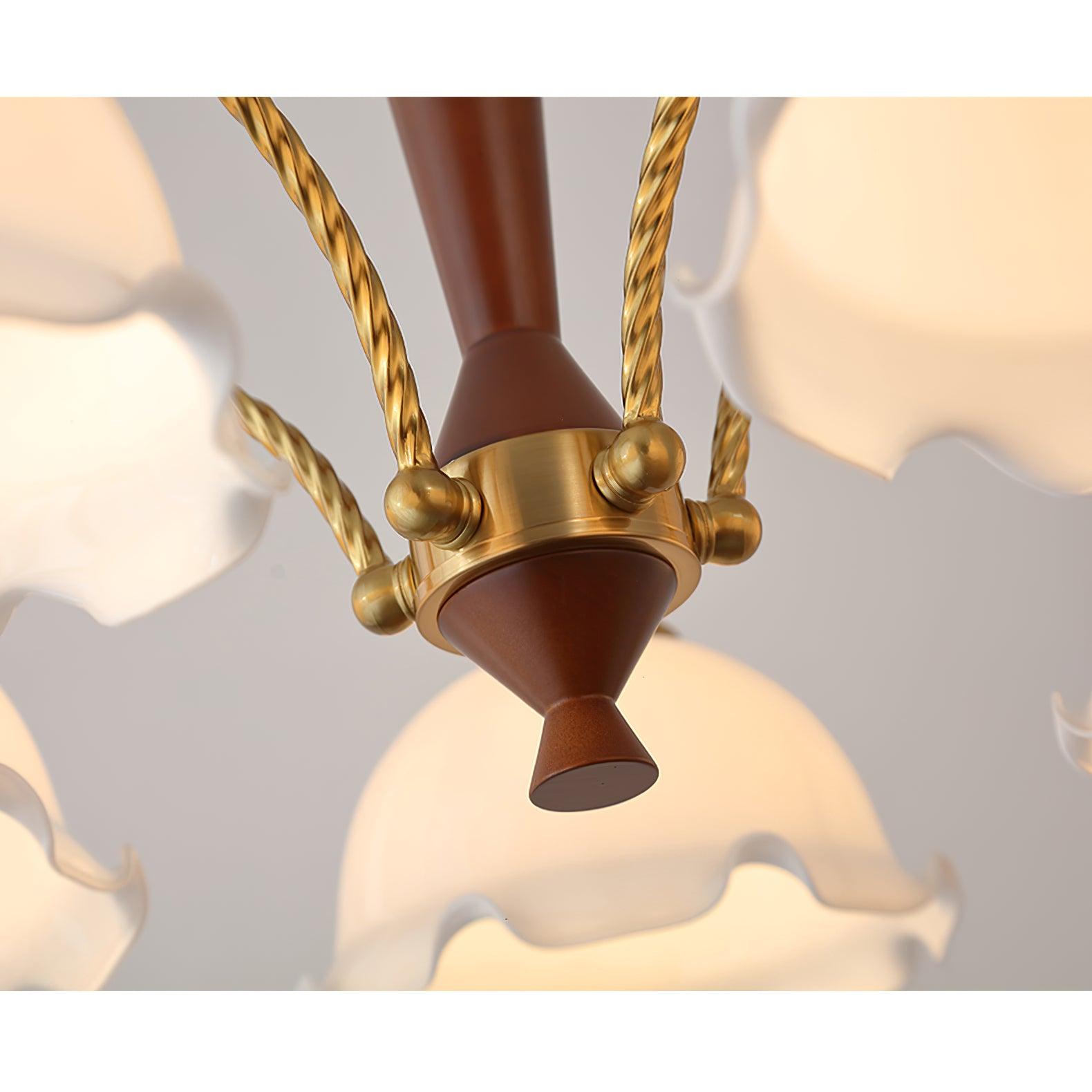Daisy Vintage Glass Chandelier - Letslighting
