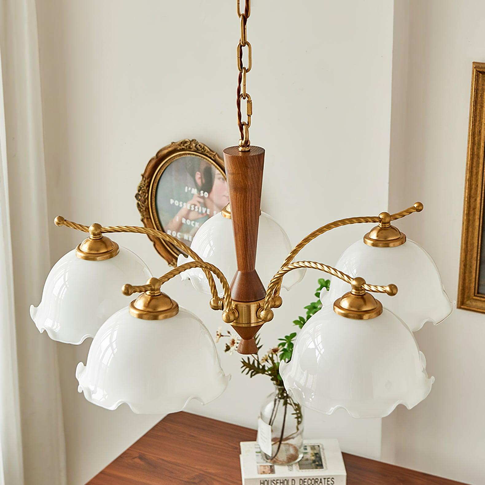 Daisy Vintage Glass Chandelier - Letslighting