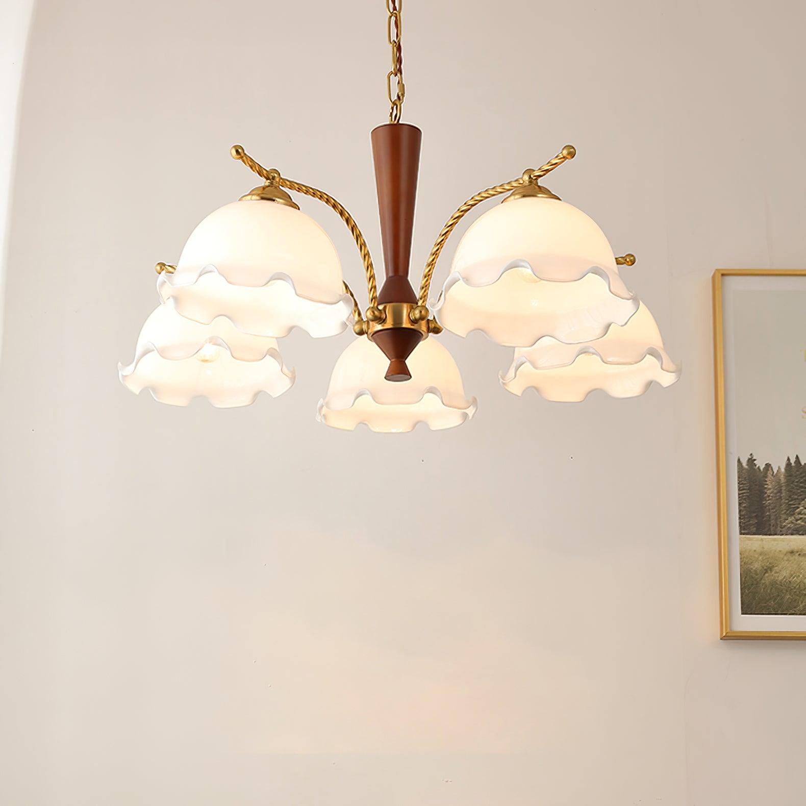 Daisy Vintage Glass Chandelier - Letslighting
