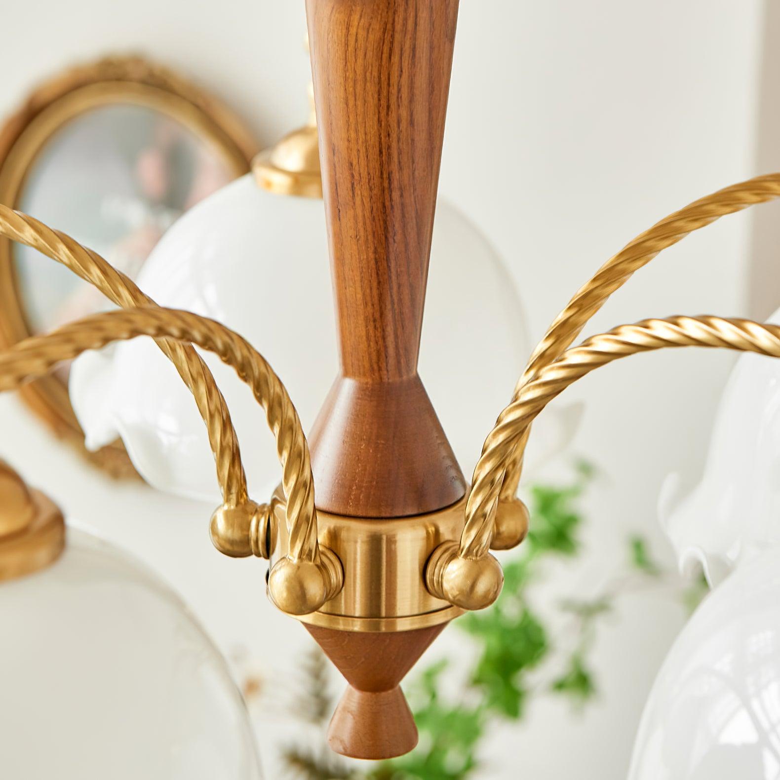 Daisy Vintage Glass Chandelier - Letslighting