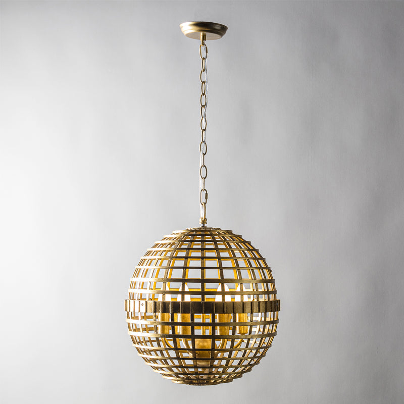 Virinia Individual Creativity Globe Metal Pendant Lamp - Lamp Copper