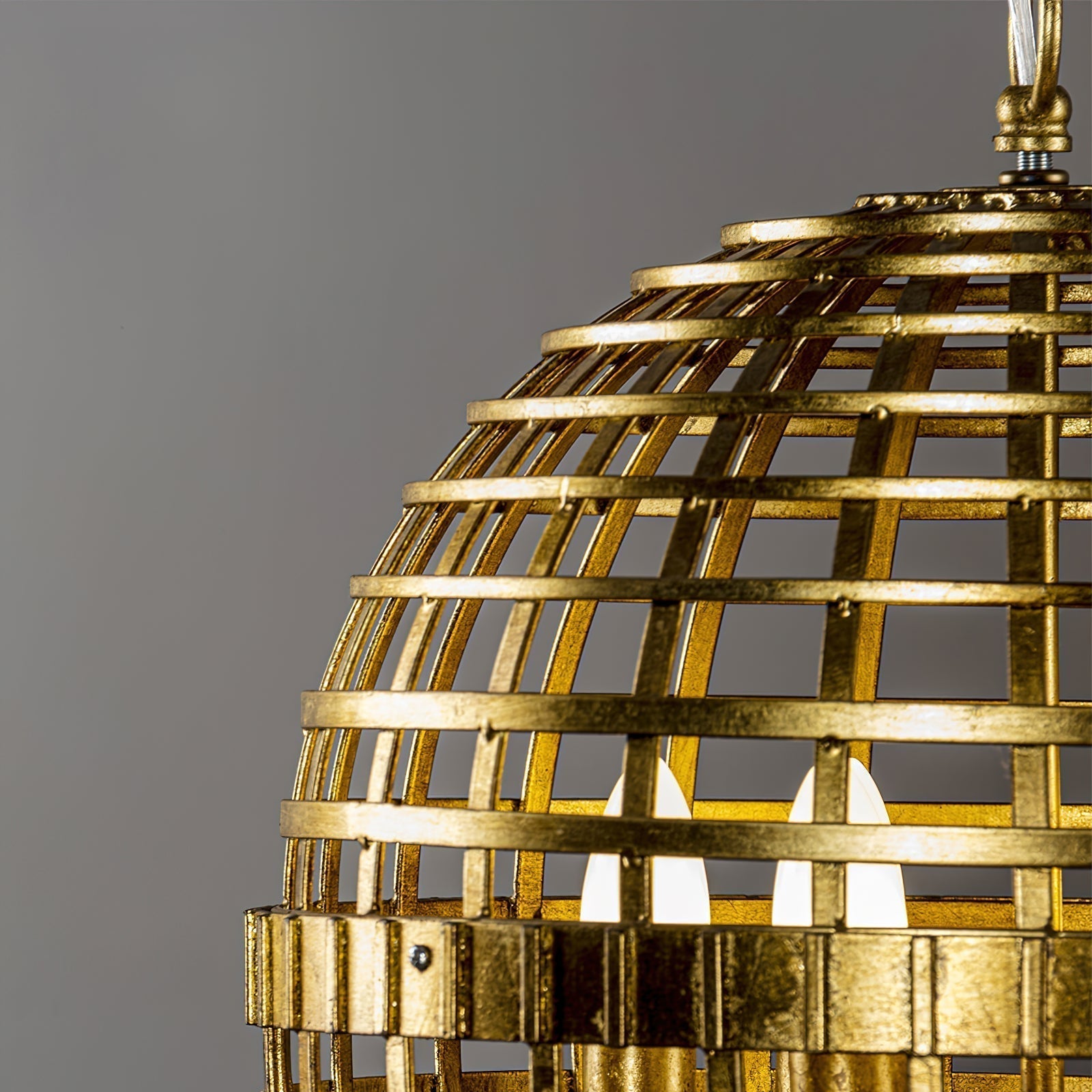 Virinia Individual Creativity Globe Metal Pendant Lamp - Lamp Copper