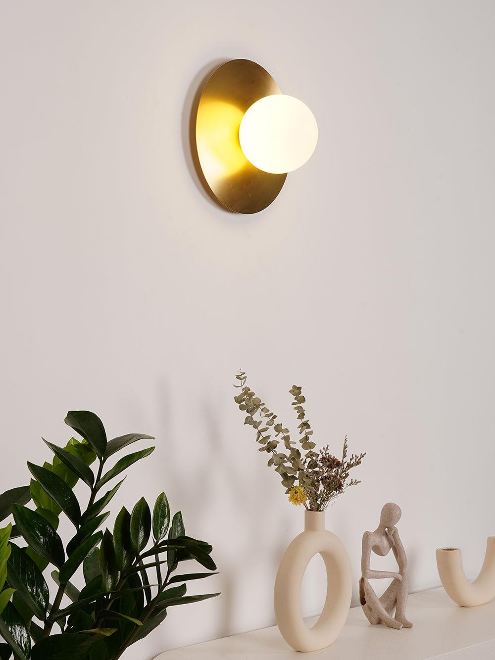 Round Glass Art Wall Lamp - Letslighting
