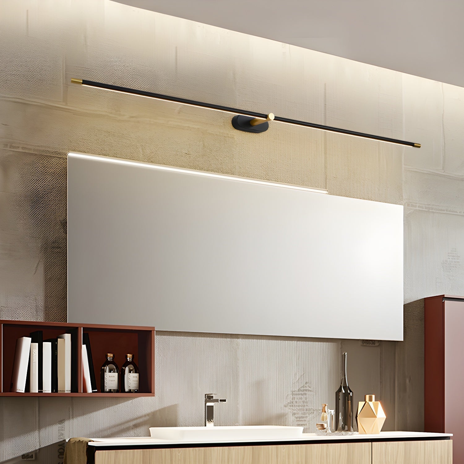 Arisha Lámpara de Pared Lineal Minimalista Recargable