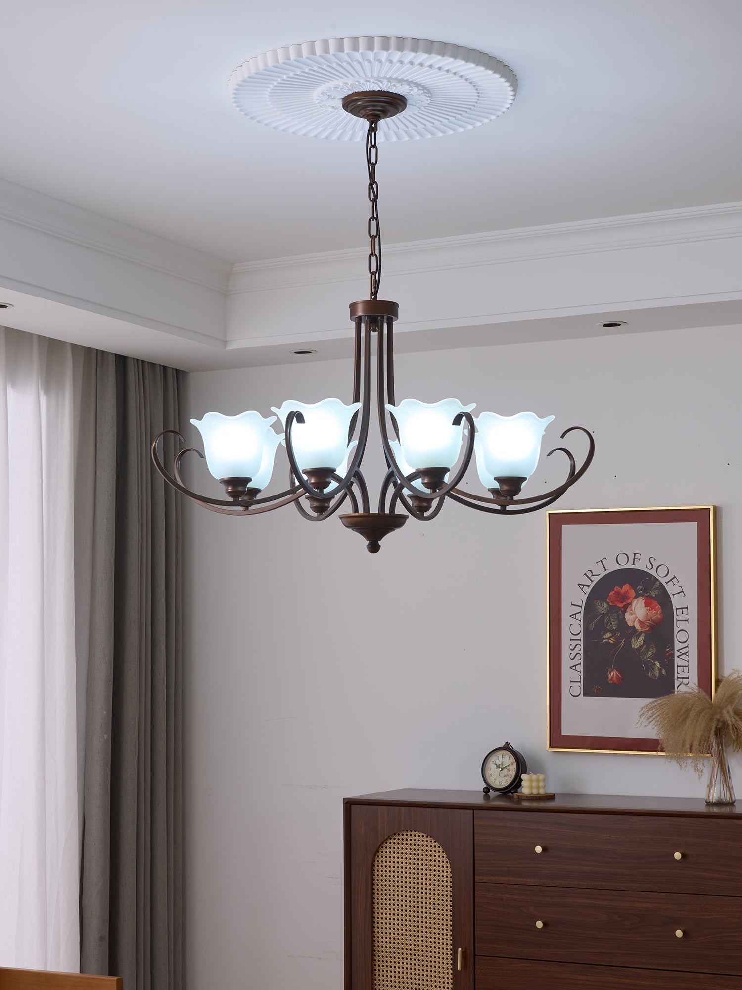 Mireille Floral Chandelier - Letslighting