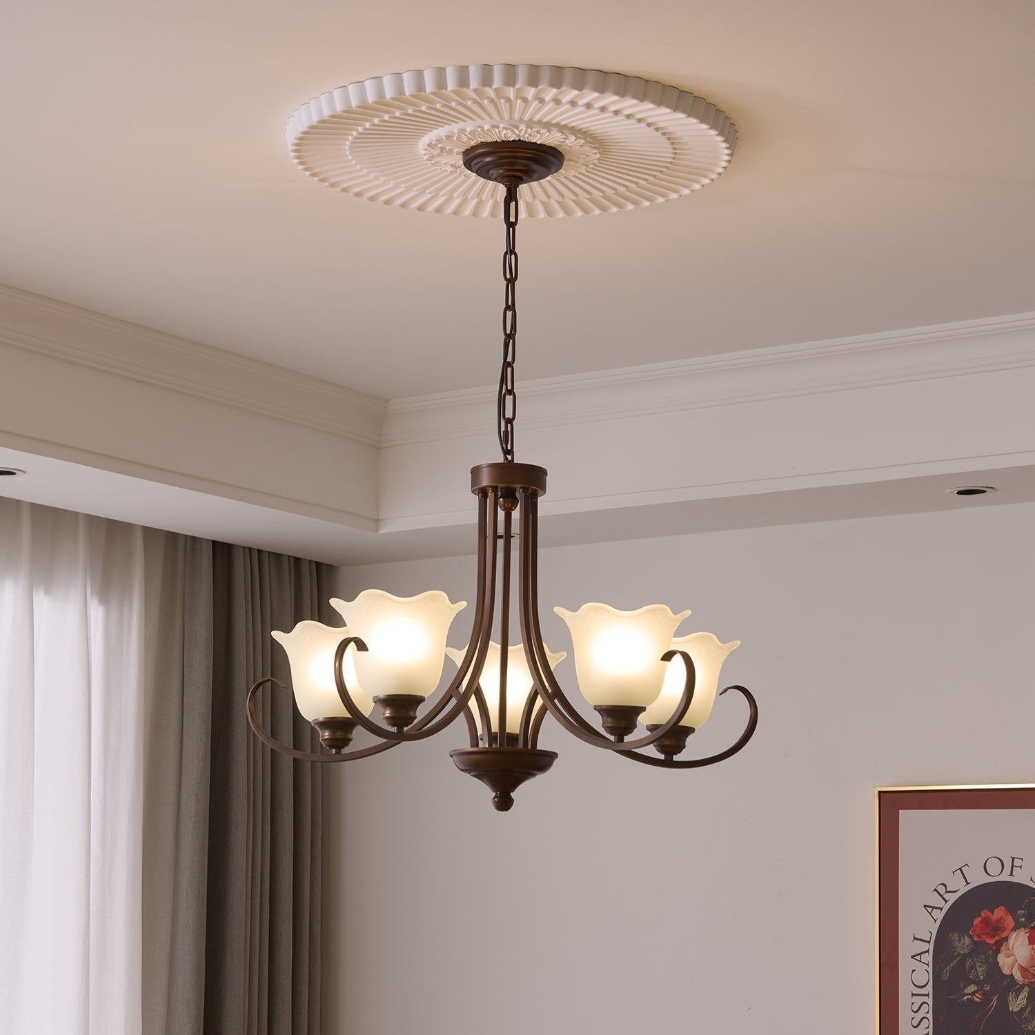Mireille Floral Chandelier - Letslighting