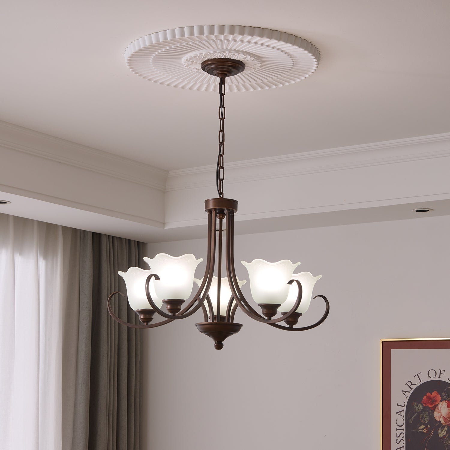 Mireille Floral Chandelier - Letslighting