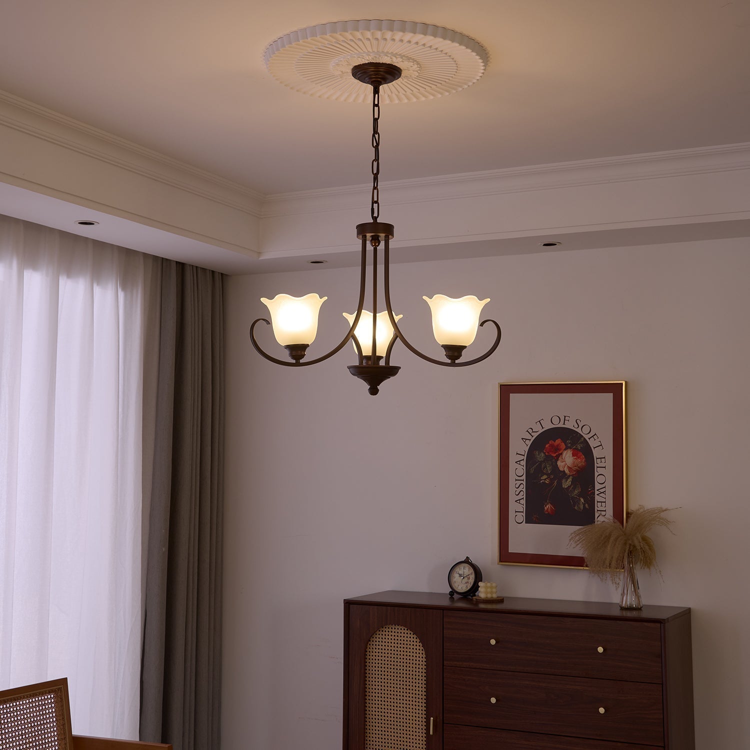 Mireille Floral Chandelier - Letslighting