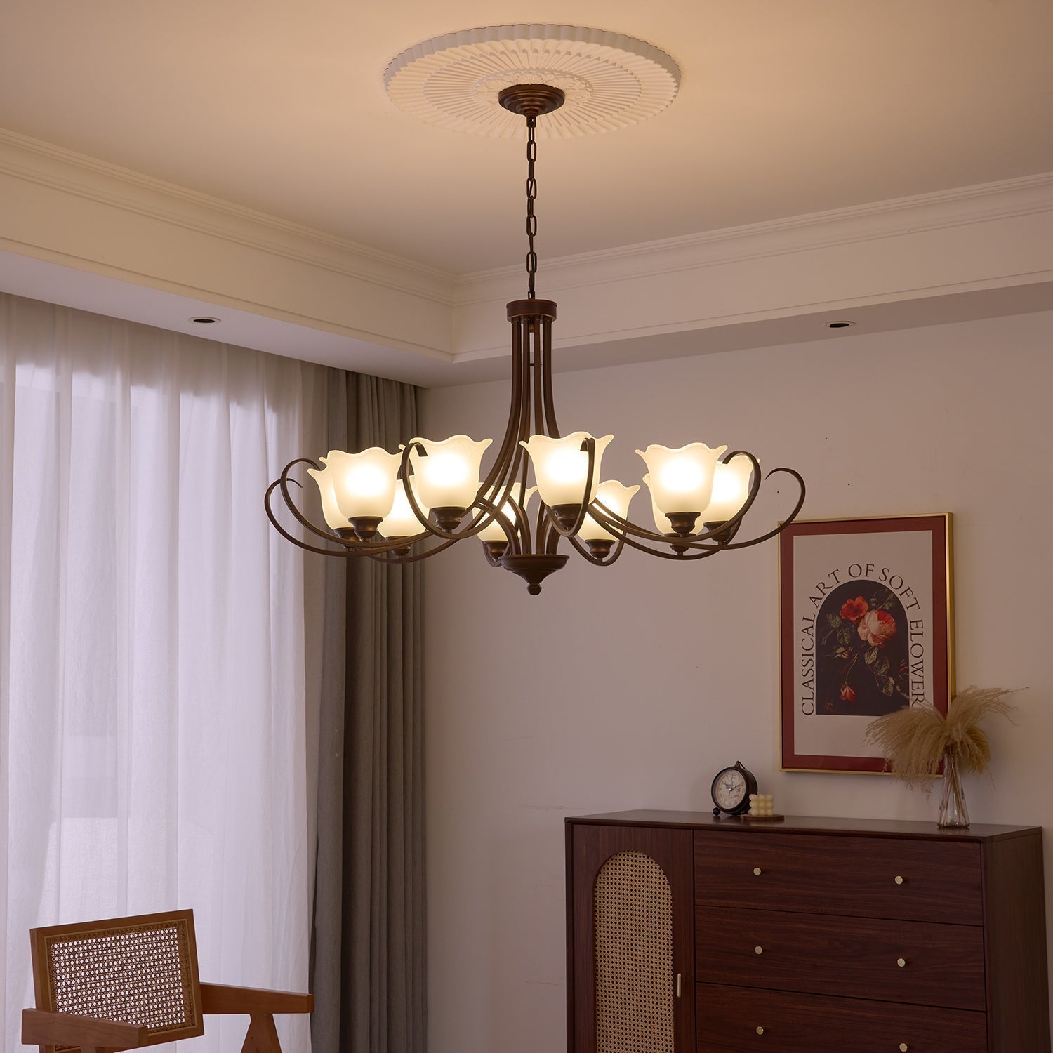 Mireille Floral Chandelier - Letslighting