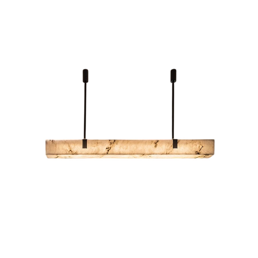 Casorion Modern Minimalist Alabaster Chandelier - Lamp Copper