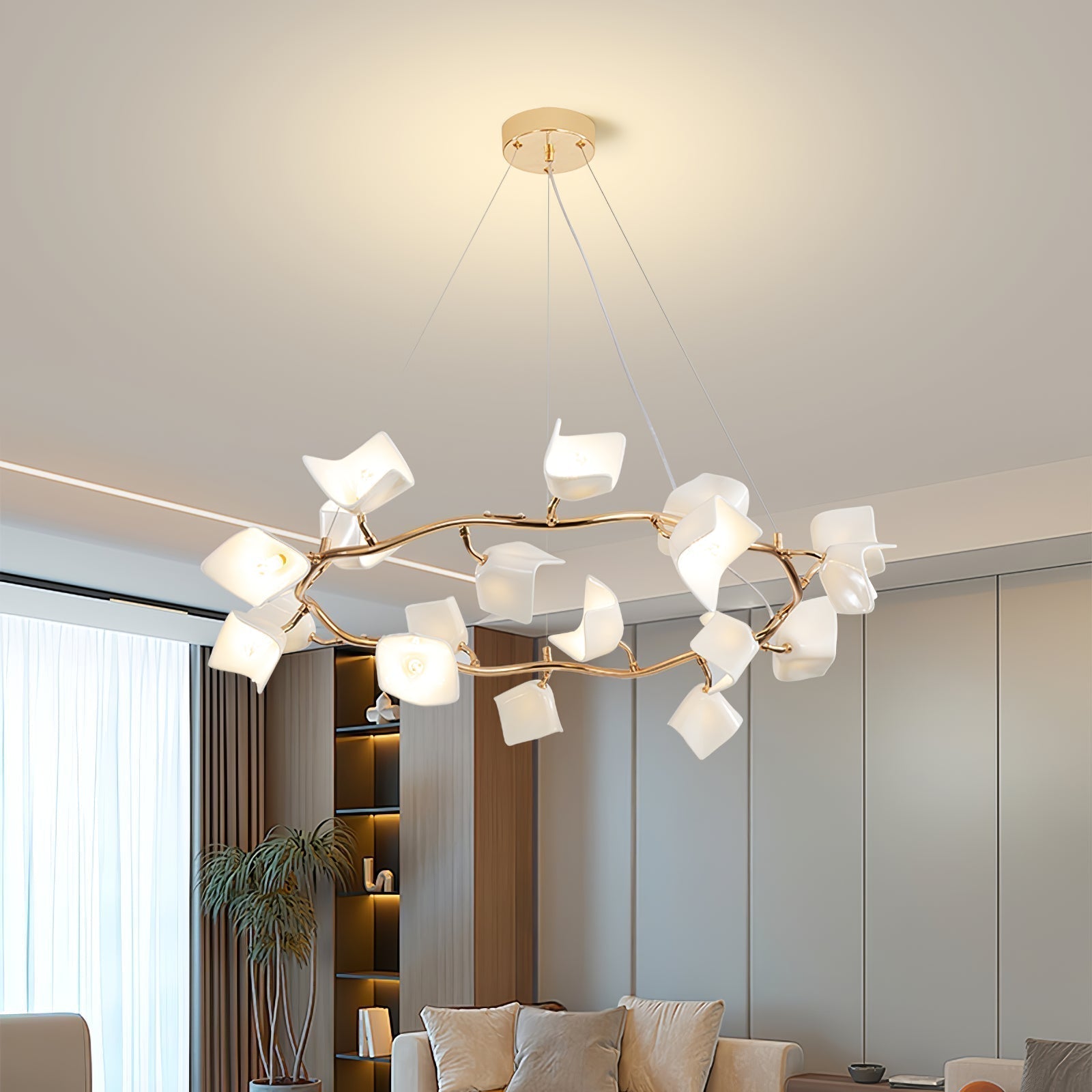 Mistral Flora Chandelier - Letslighting