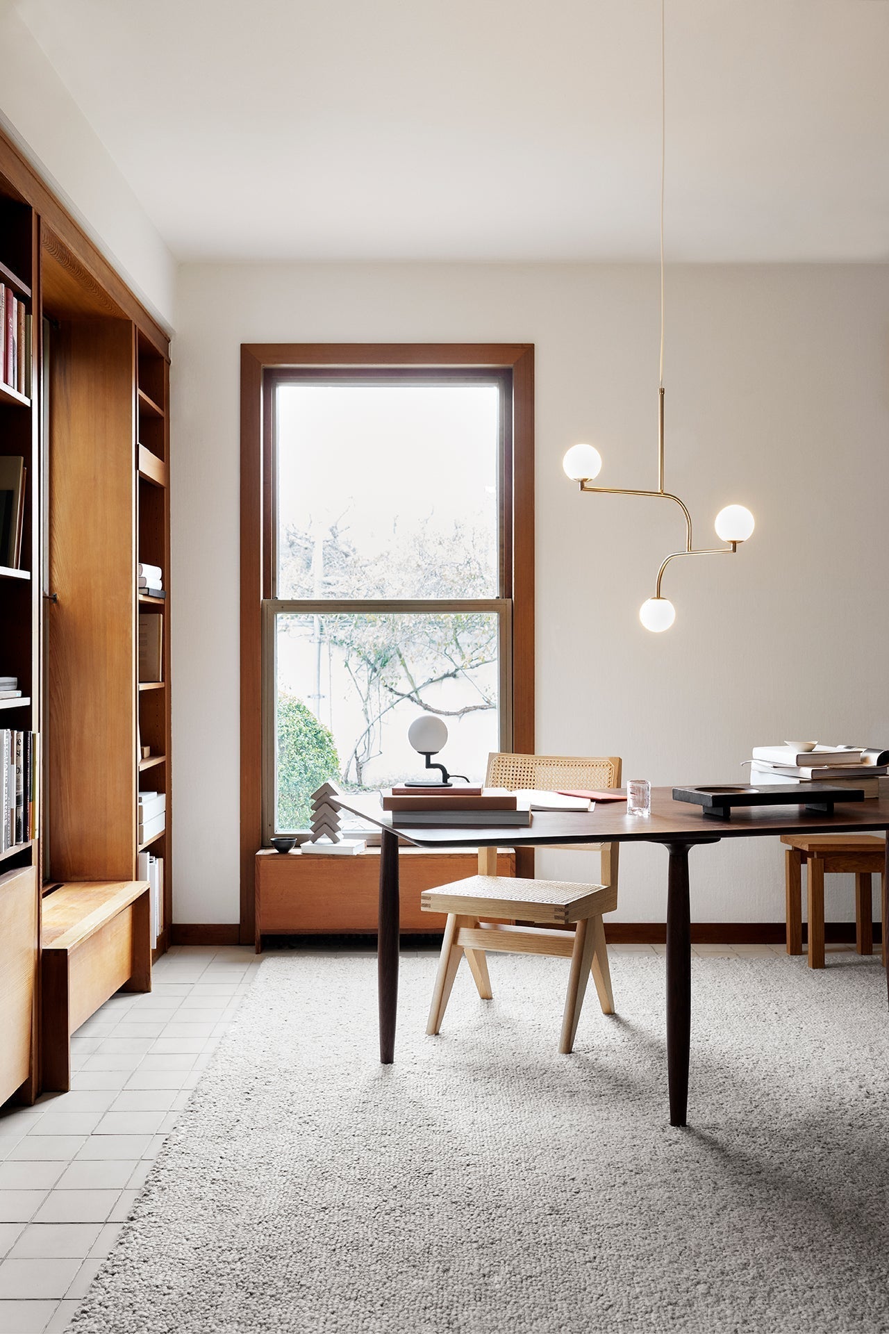 Zelireth Modern Minimalist Brass Glass Chandelier - Lamp Copper