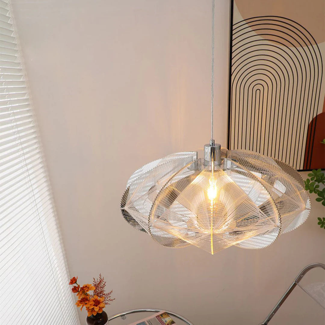 Arisha Moderno LED Lámpara colgante Blanco Metal/Acrílico Salón
