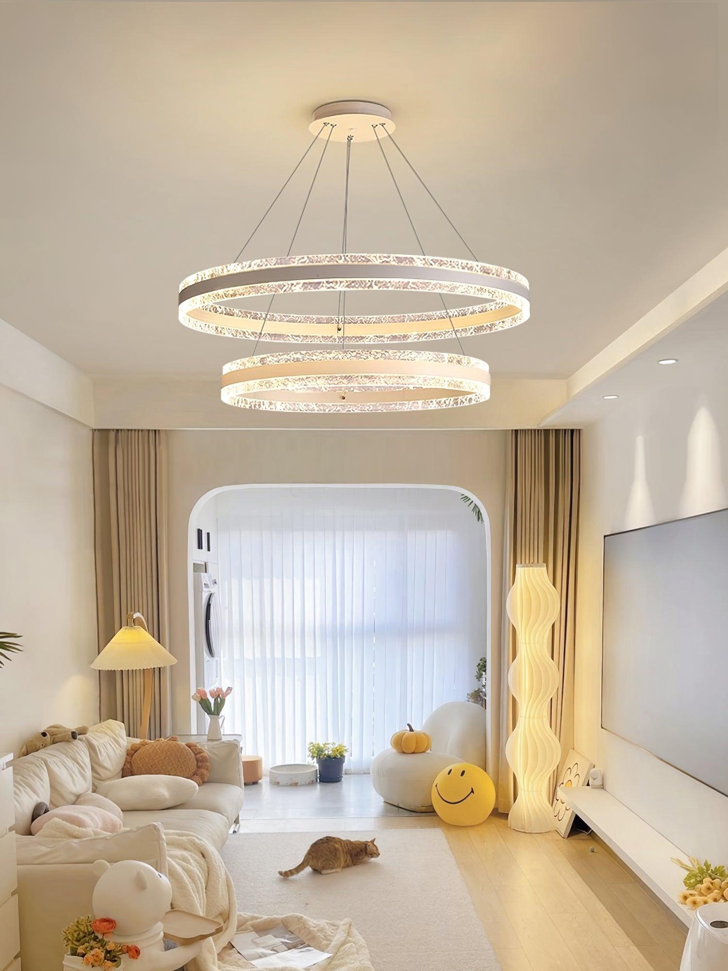 Modern Circle LED Chandelier - Letslighting