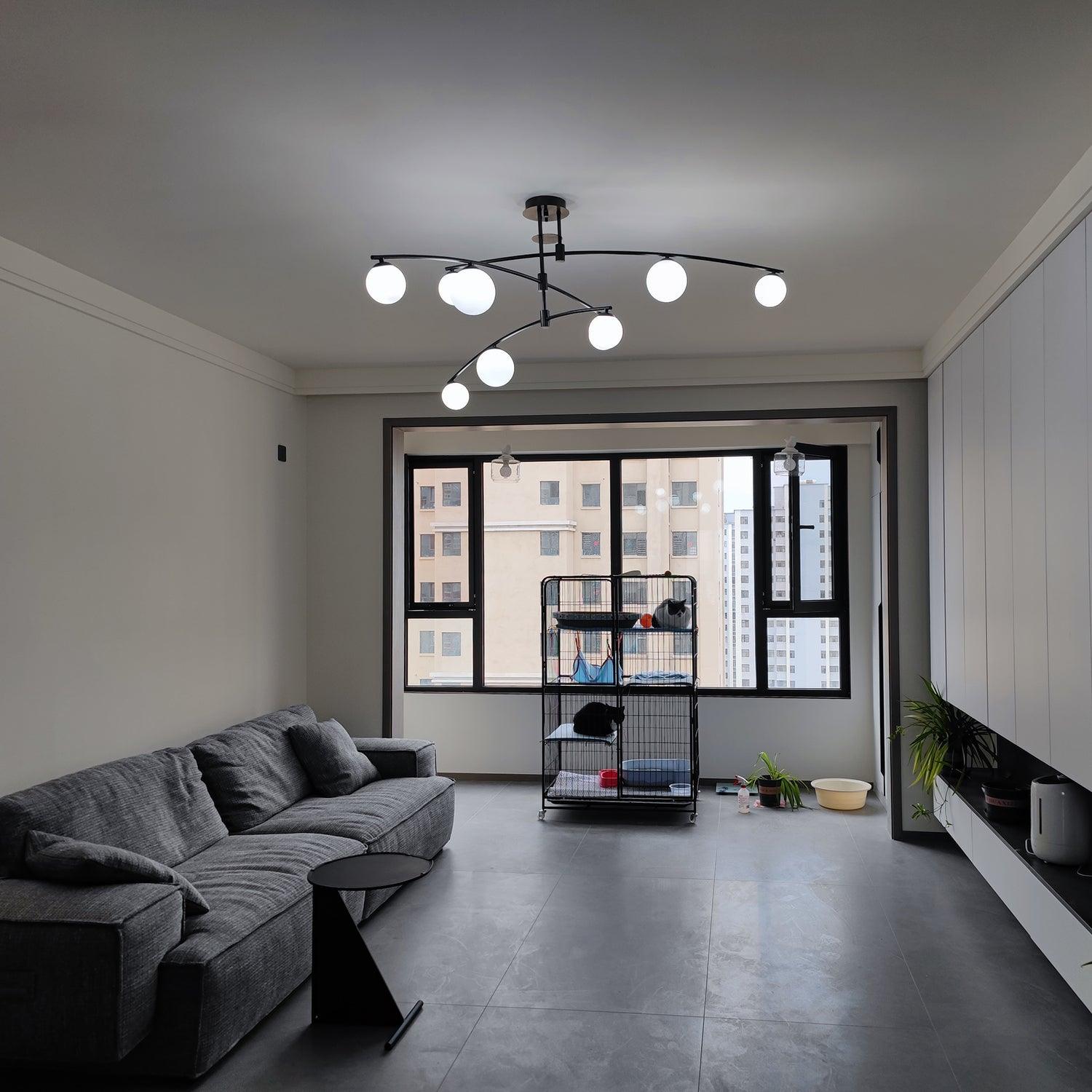 Modern Long Arm Chandelier - Letslighting