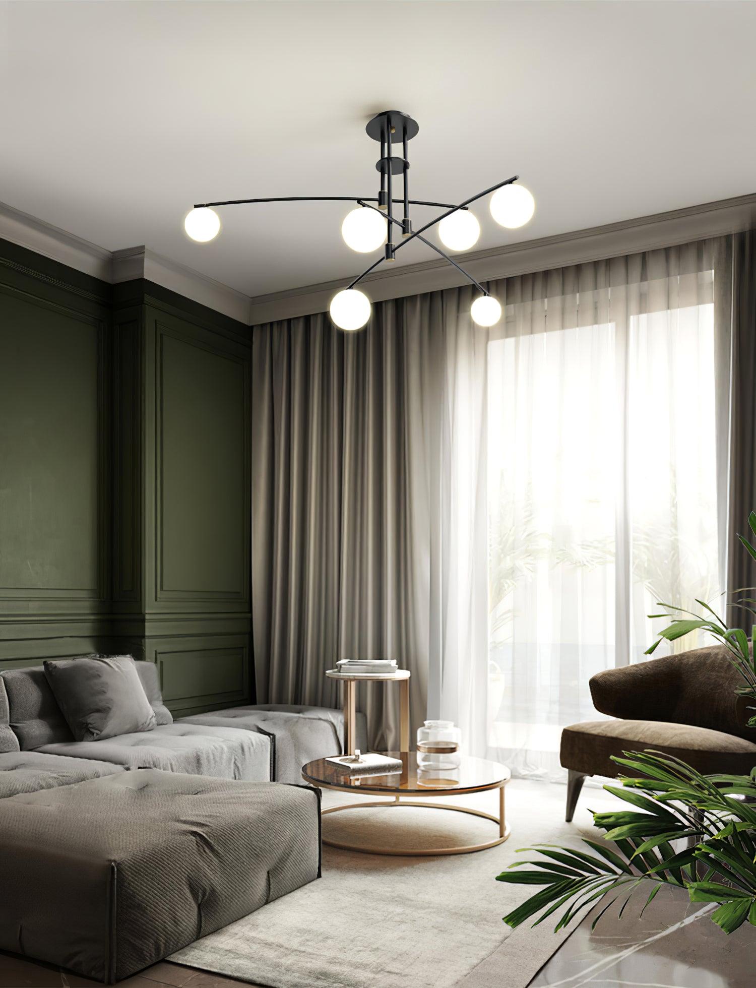 Modern Long Arm Chandelier - Letslighting