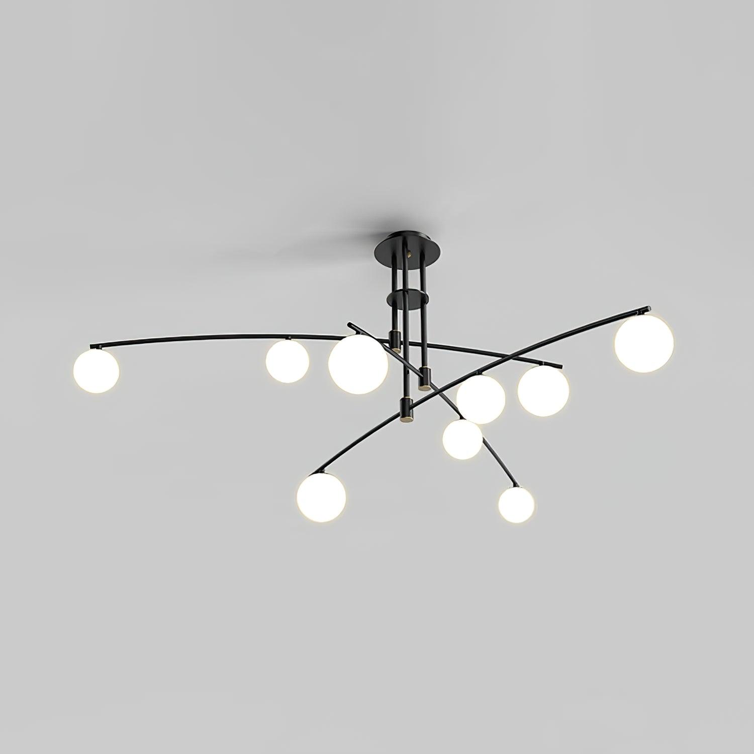 Modern Long Arm Chandelier - Letslighting