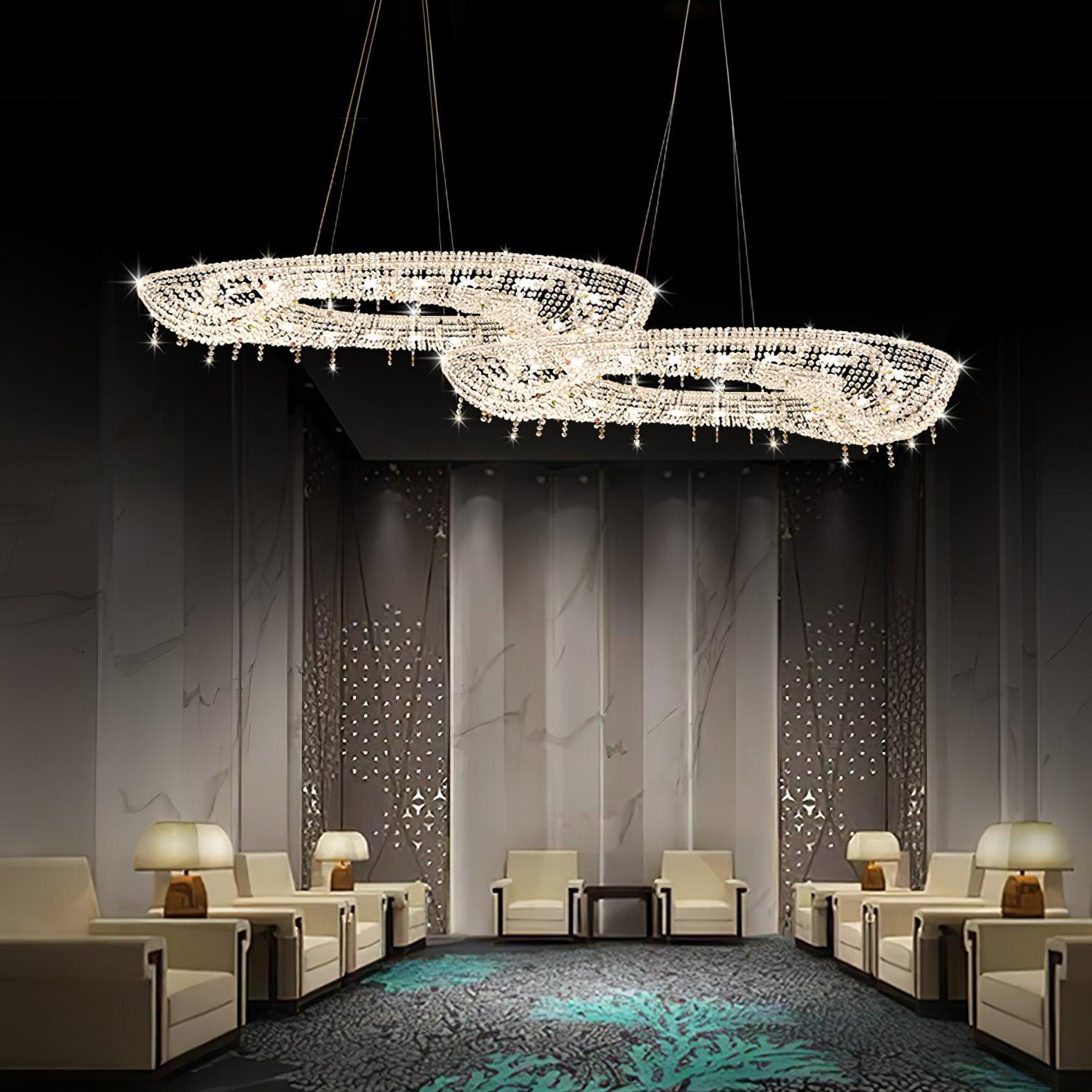 Aeliora Embellished Crystal Pendant Light - Letslighting