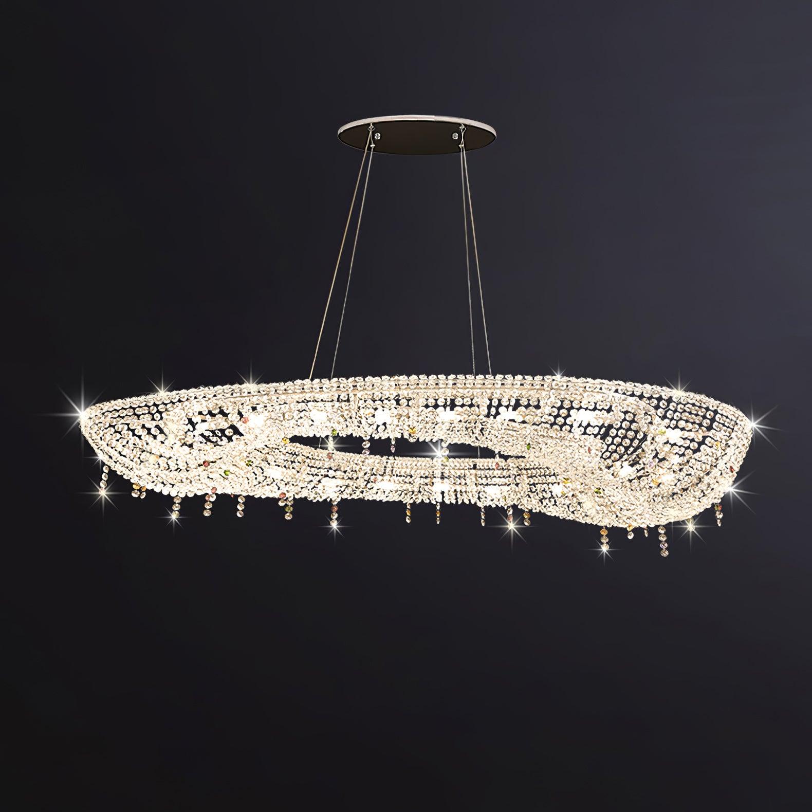 Aeliora Embellished Crystal Pendant Light - Letslighting