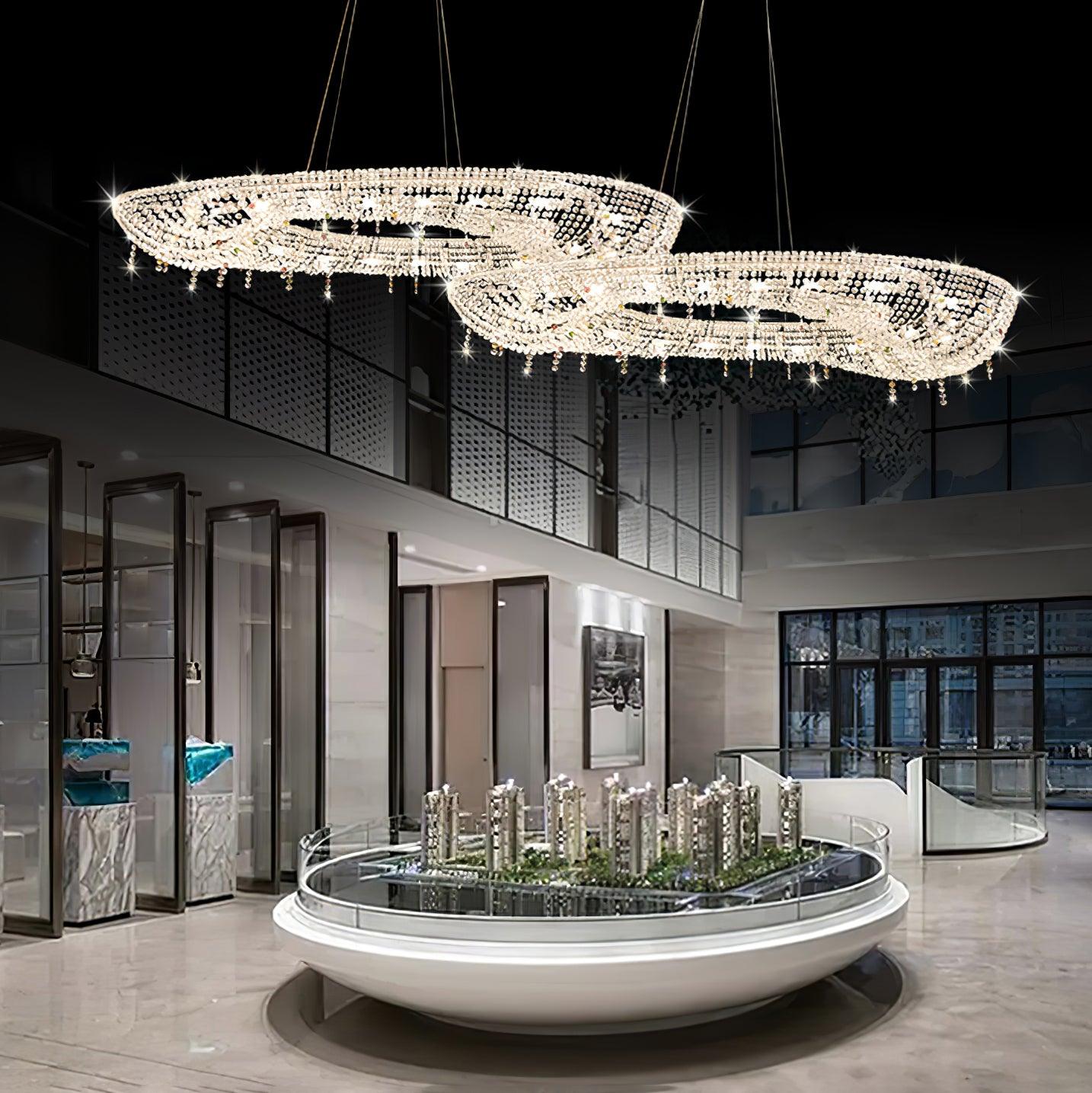 Aeliora Embellished Crystal Pendant Light - Letslighting