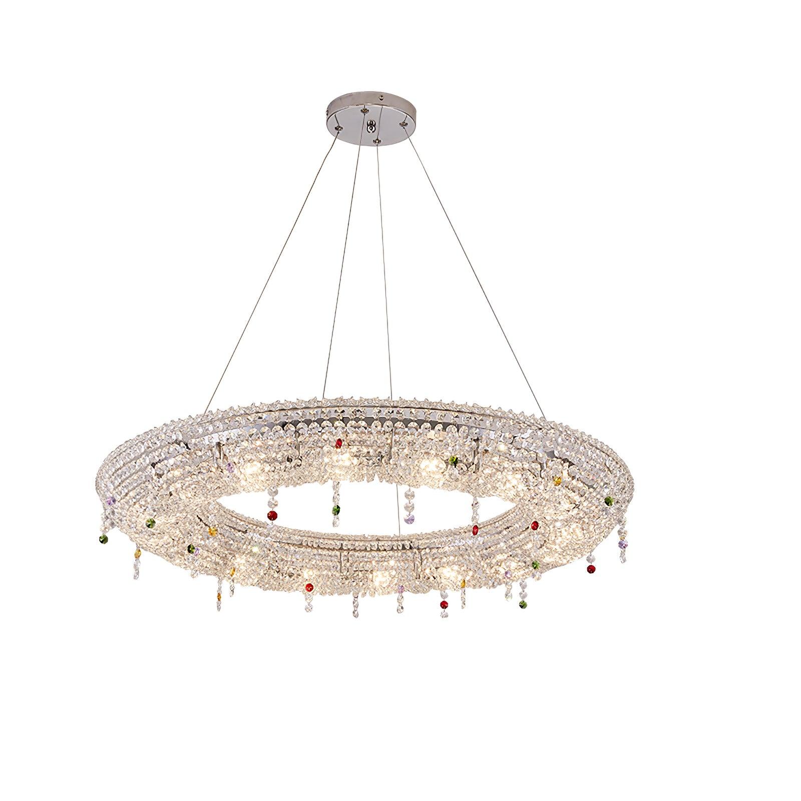 Aeliora Embellished Crystal Pendant Light - Letslighting