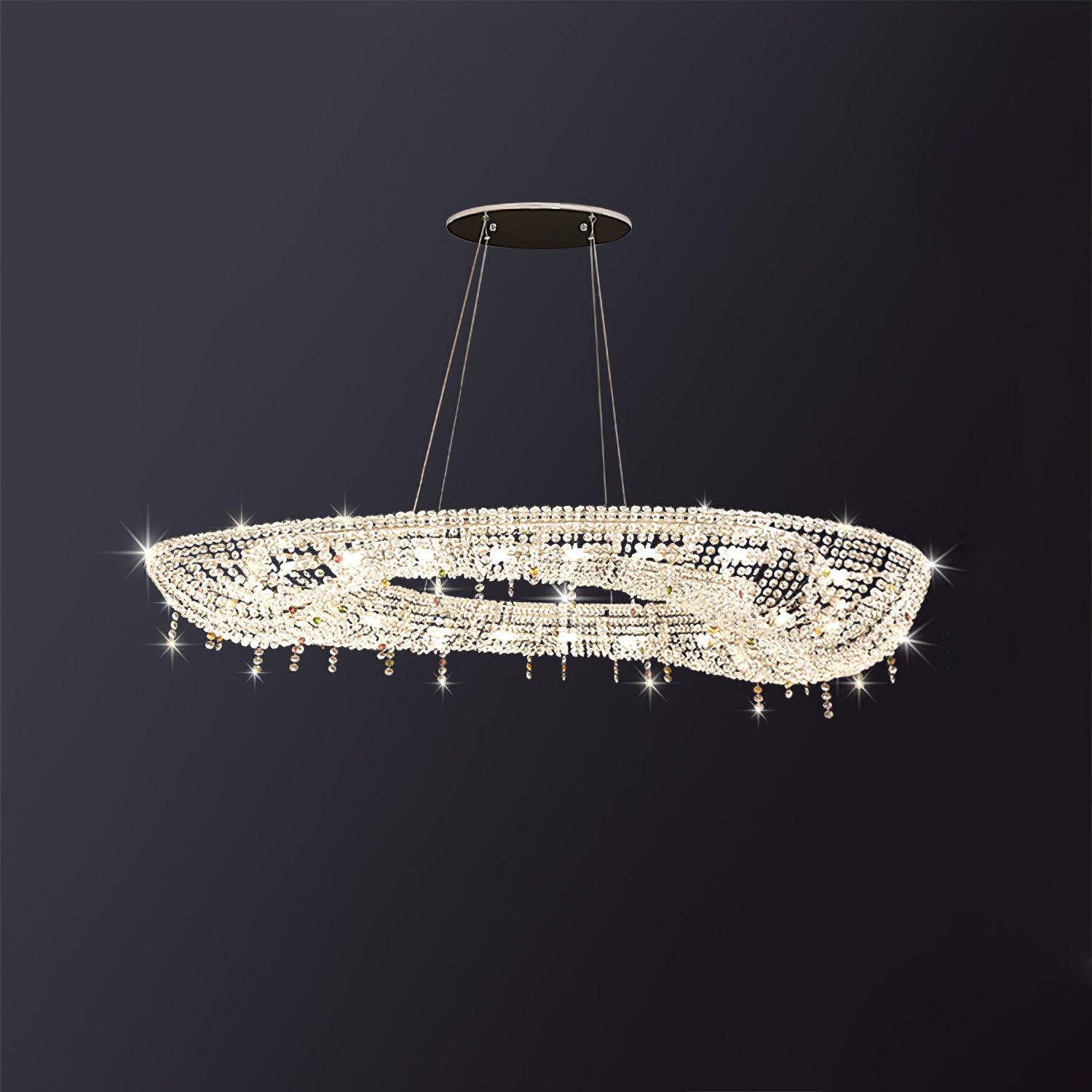 Aeliora Embellished Crystal Pendant Light - Letslighting