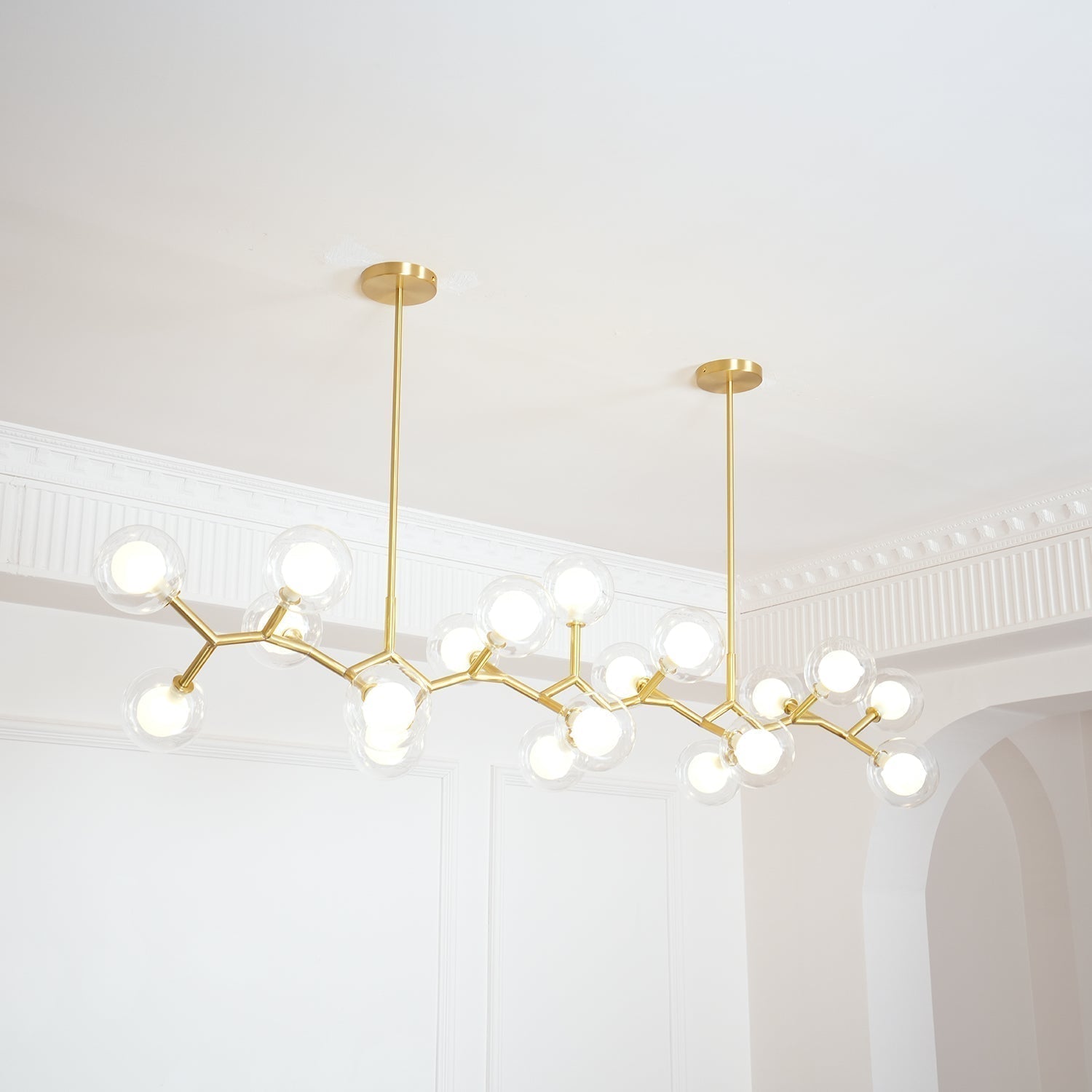 Aeliora Branch Brass Pendant Light - Letslighting