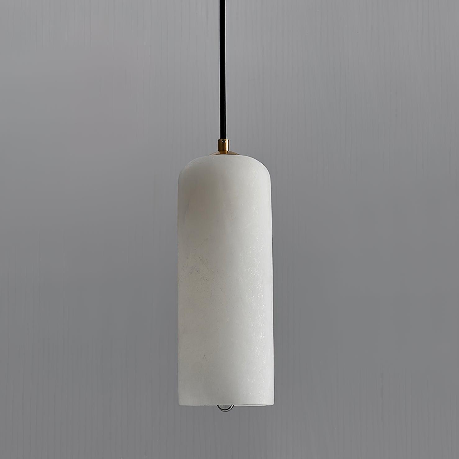 Zashayra Cylindrical Alabaster Pendant Light - Letslighting