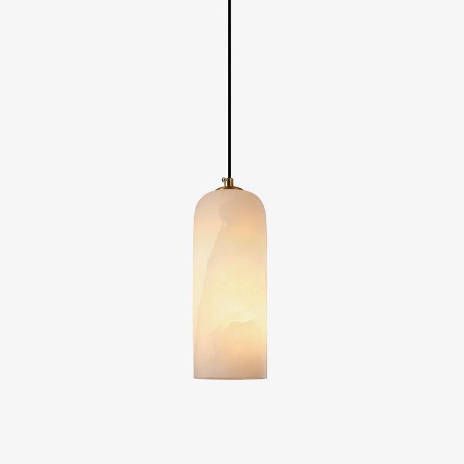 Zashayra Cylindrical Alabaster Pendant Light - Letslighting