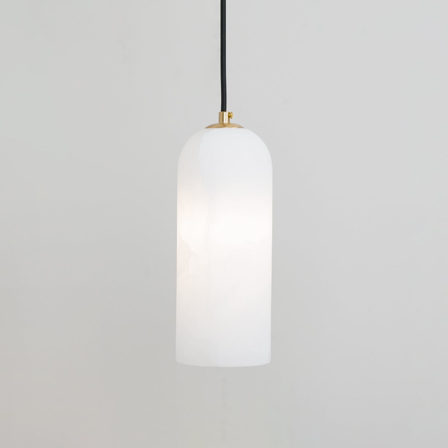Zashayra Cylindrical Alabaster Pendant Light - Letslighting