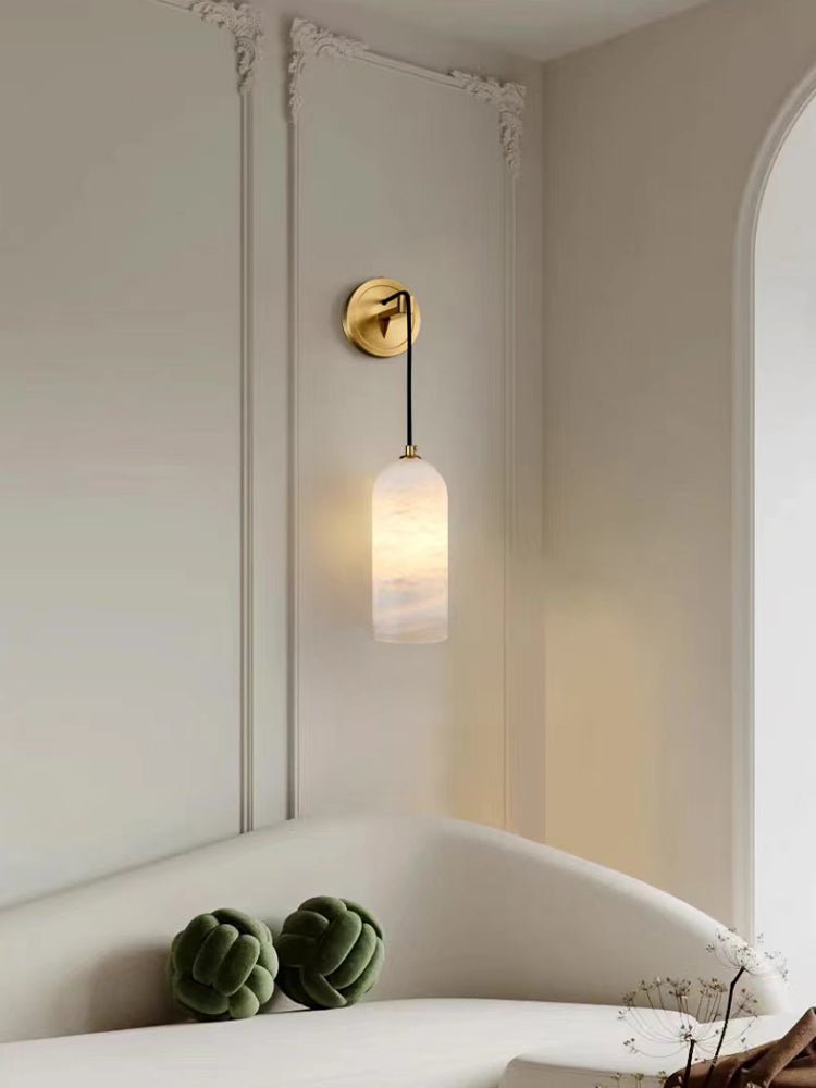 Vaelara Pendant Alabaster Wall Light - Letslighting