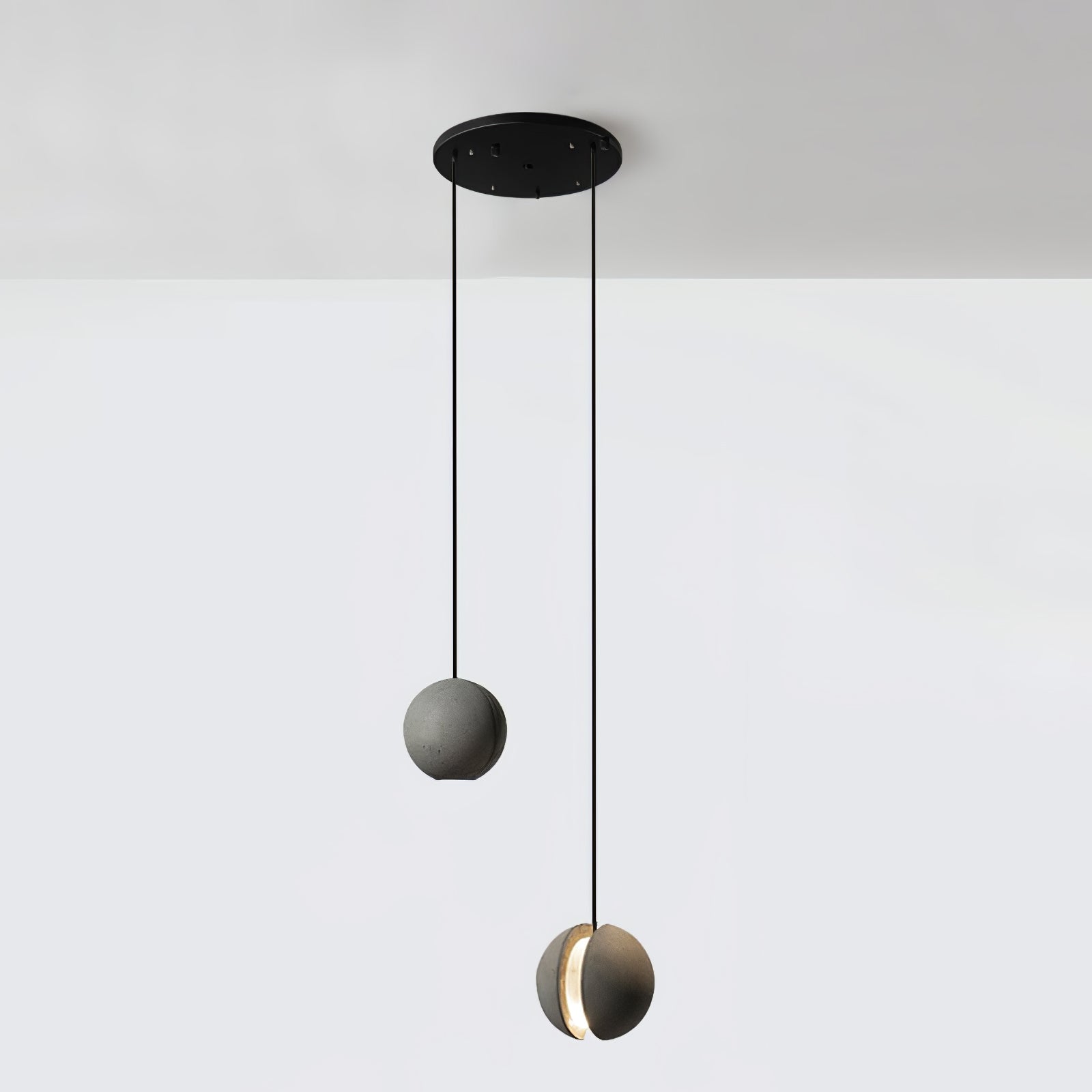 Moon Concrete Pendant Lamp - Letslighting