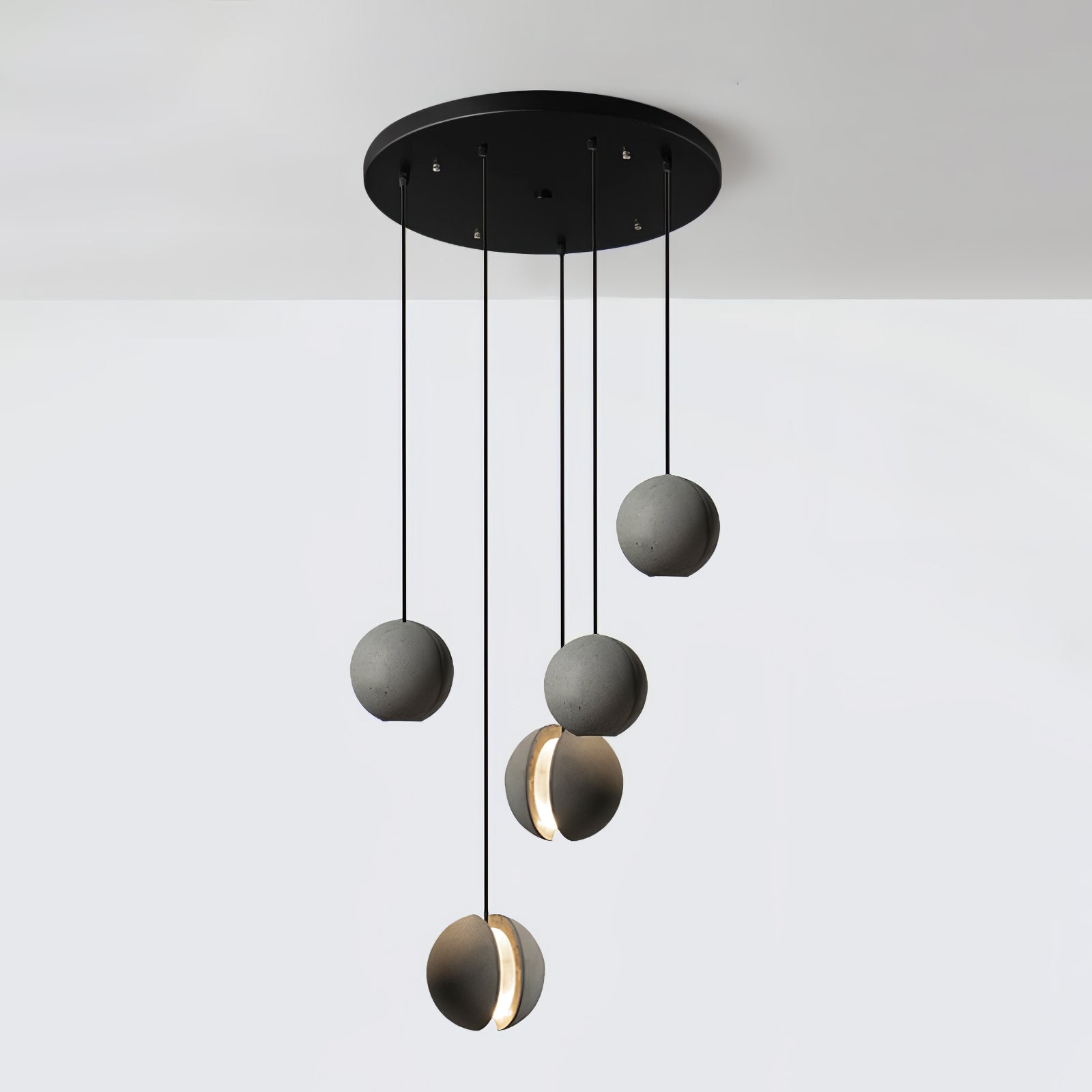 Moon Concrete Pendant Lamp - Letslighting