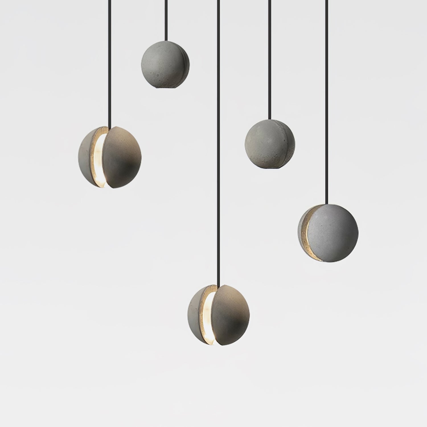 Moon Concrete Pendant Lamp - Letslighting