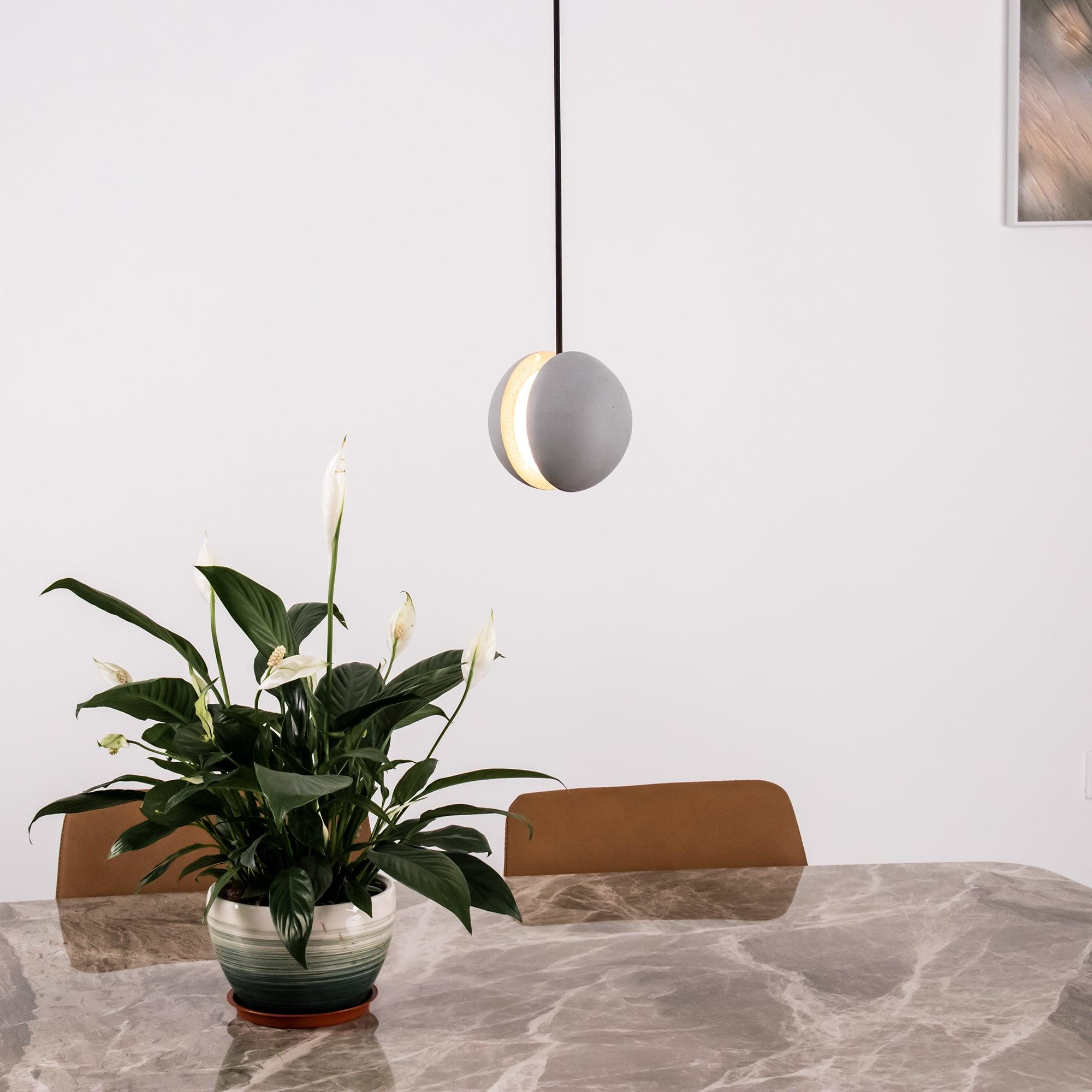 Moon Concrete Pendant Lamp - Letslighting