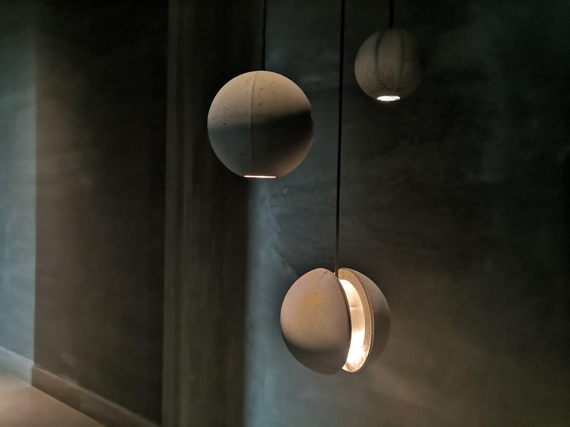 Moon Concrete Pendant Lamp - Letslighting