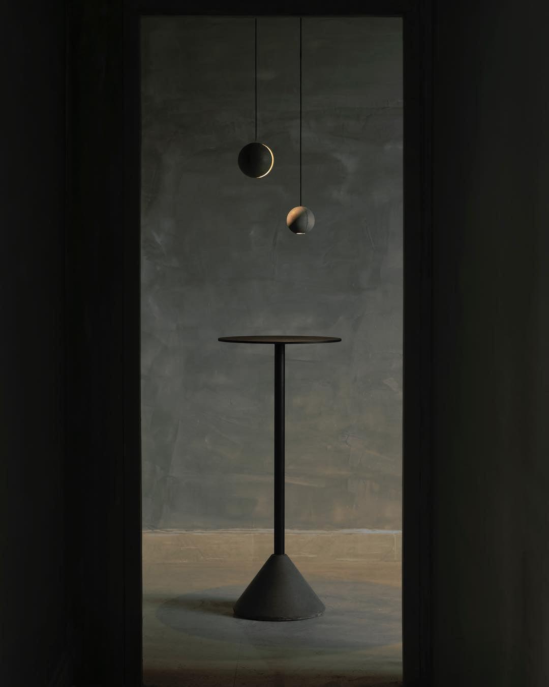 Moon Concrete Pendant Lamp - Letslighting